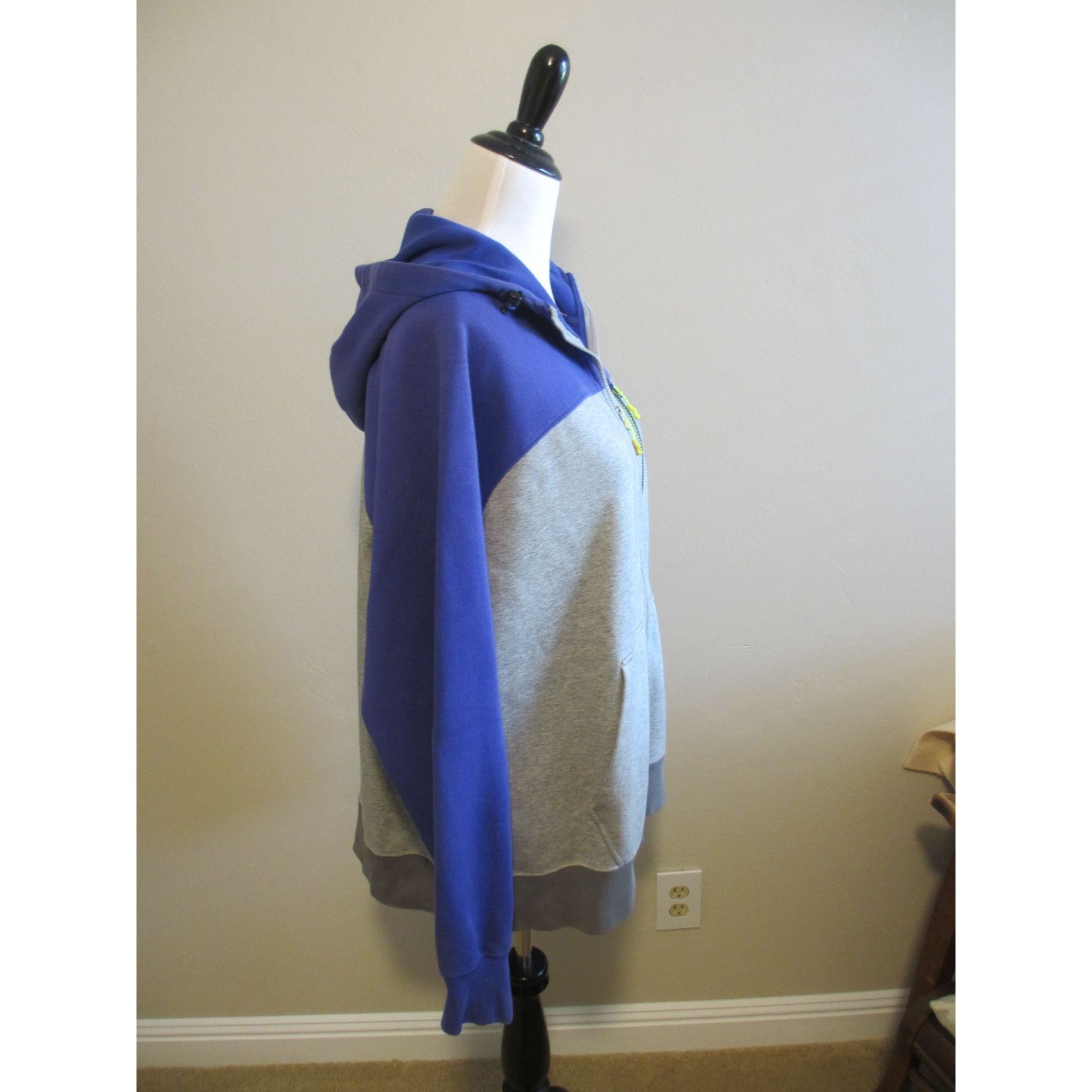 Nike Nike Sportswear Lg purple & Gray Full-Zip Hoodie With Neon A Size L / US 10 / IT 46 - 3 Thumbnail