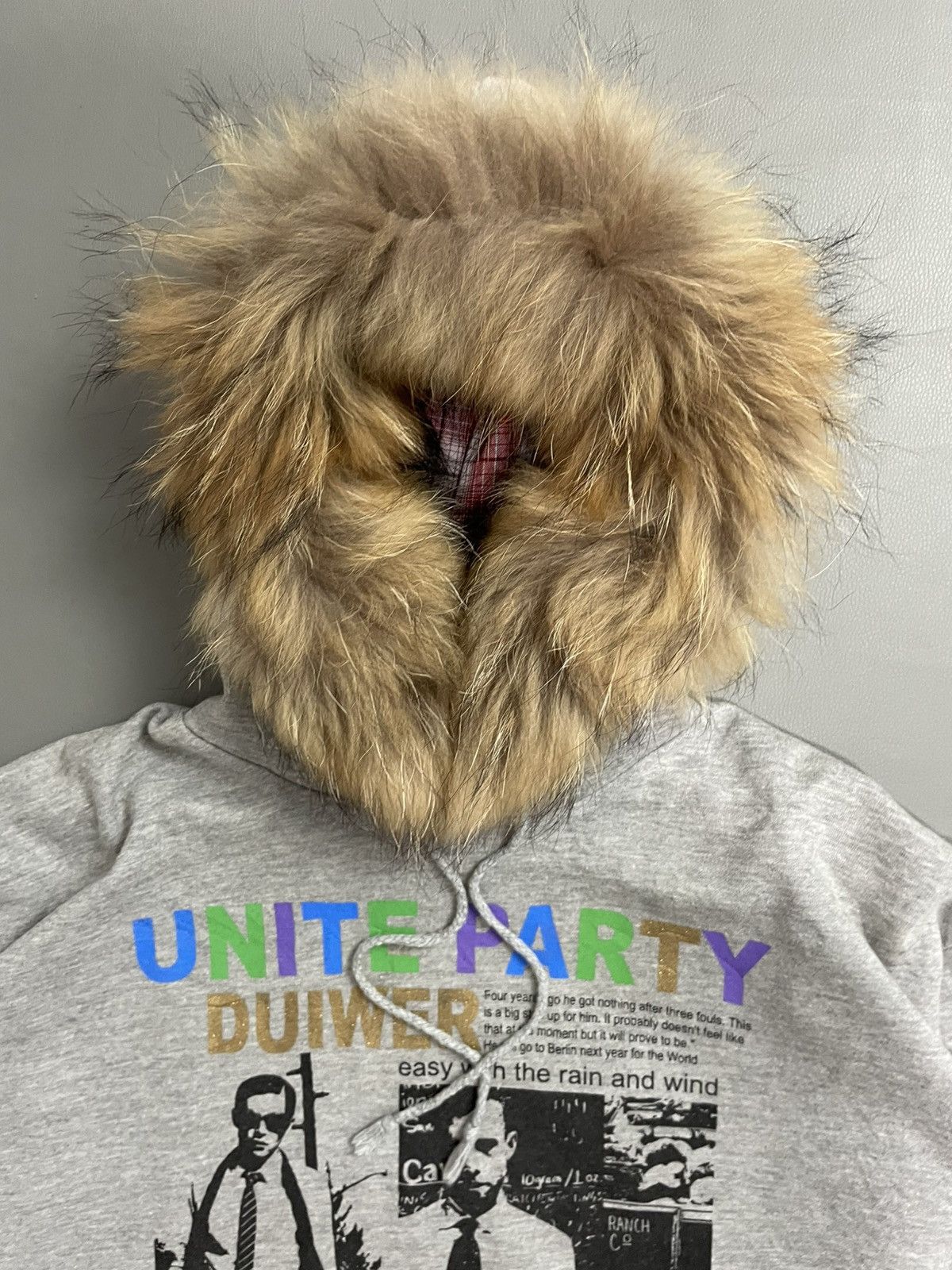 Hysteric Glamour Y2K U&P JEANS FUR HOODIE IFSIXWASNINE LGB STYLE Size US L / EU 52-54 / 3 - 4 Thumbnail