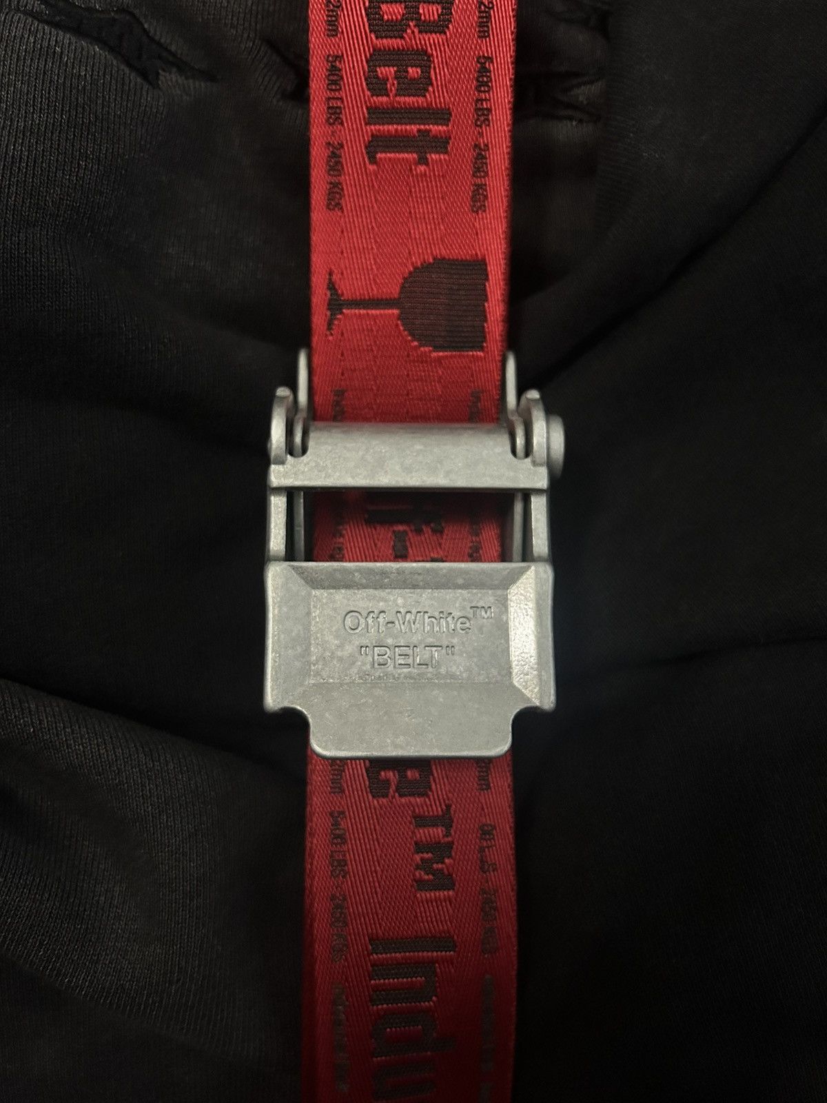 Off-White Off-White 2.0 Red Industrial Belt Size ONE SIZE - 2 Thumbnail