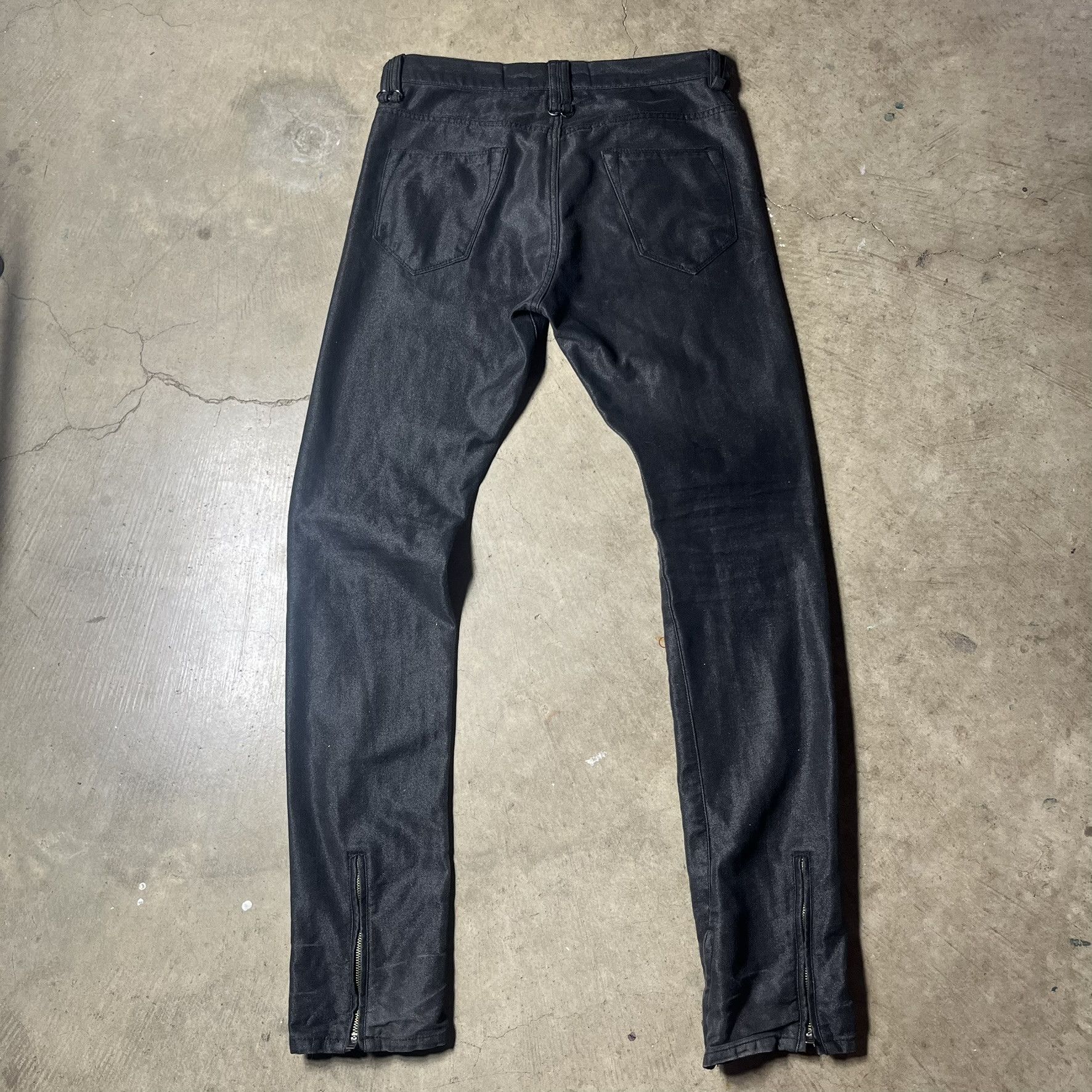BUFFALO BOBS Buffalo Bobs Waxed Zip Flare Denim Size US 31 - 2 Thumbnail