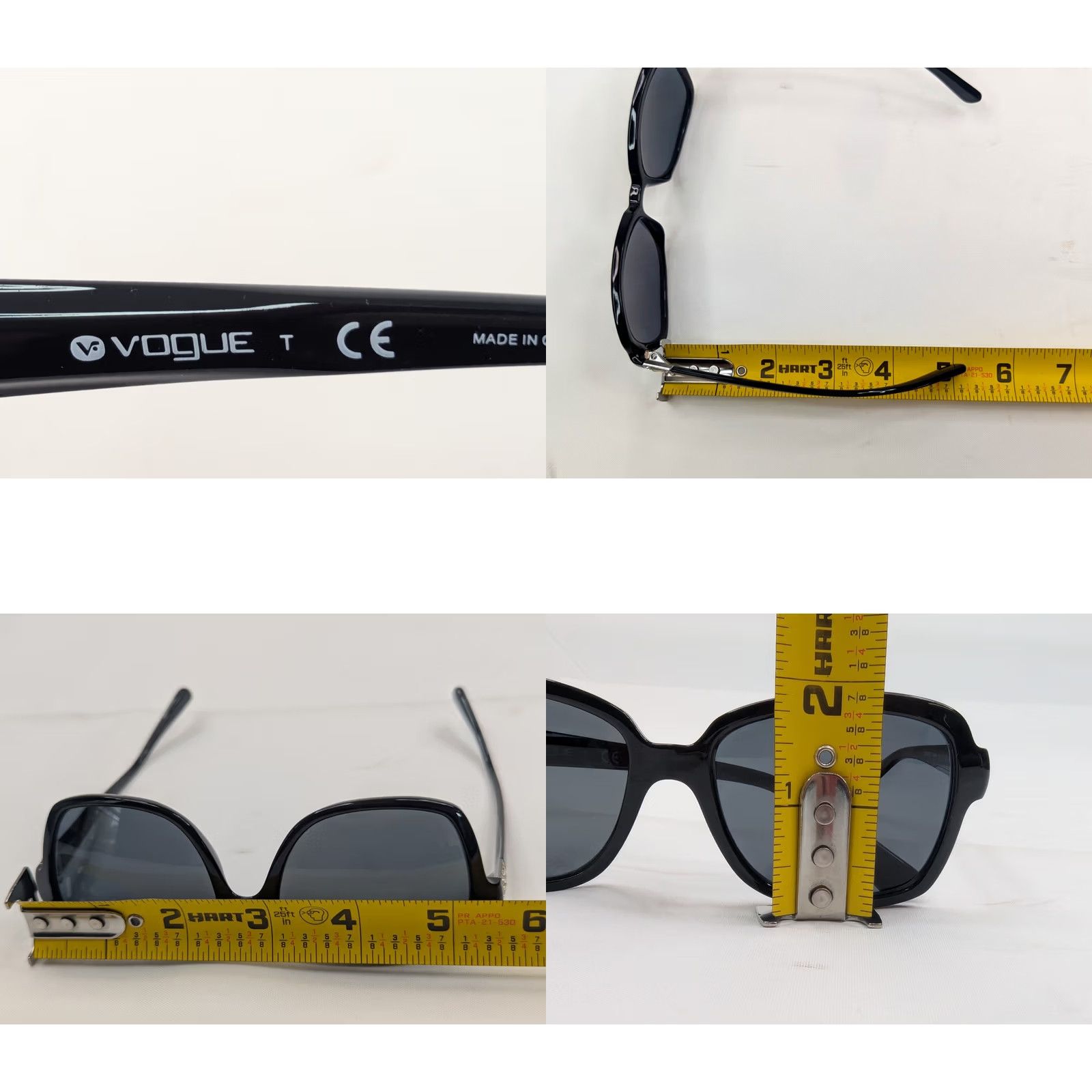 Vogue Vogue VO2942-SB W44/11 Black 55-17 135 Women Sunglasses Light Magnification Butterfly Designer Readers Glasses Unisex Gray Lens 2N N/A Size ONE SIZE - 8 Thumbnail