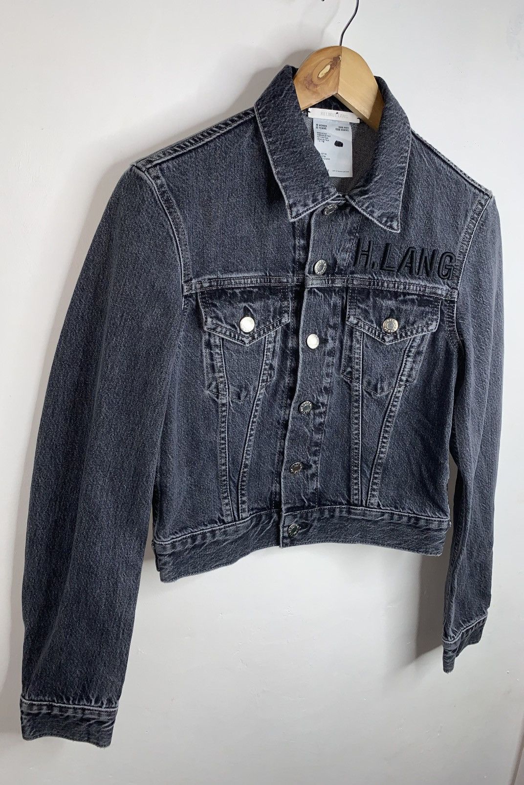 Helmut Lang Helmut Lang Grey Denim Jacket Size XS / US 0-2 / IT 36-38 - 2 Thumbnail