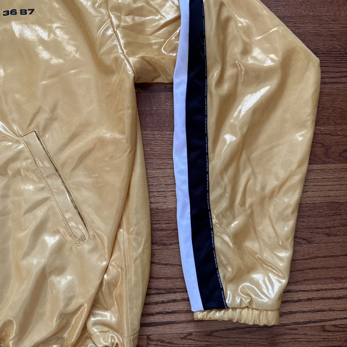 VTMNTS VTMNTS Men's Oversized Tracksuit Jacket In Gold Size US L / EU 52-54 / 3 - 5 Thumbnail