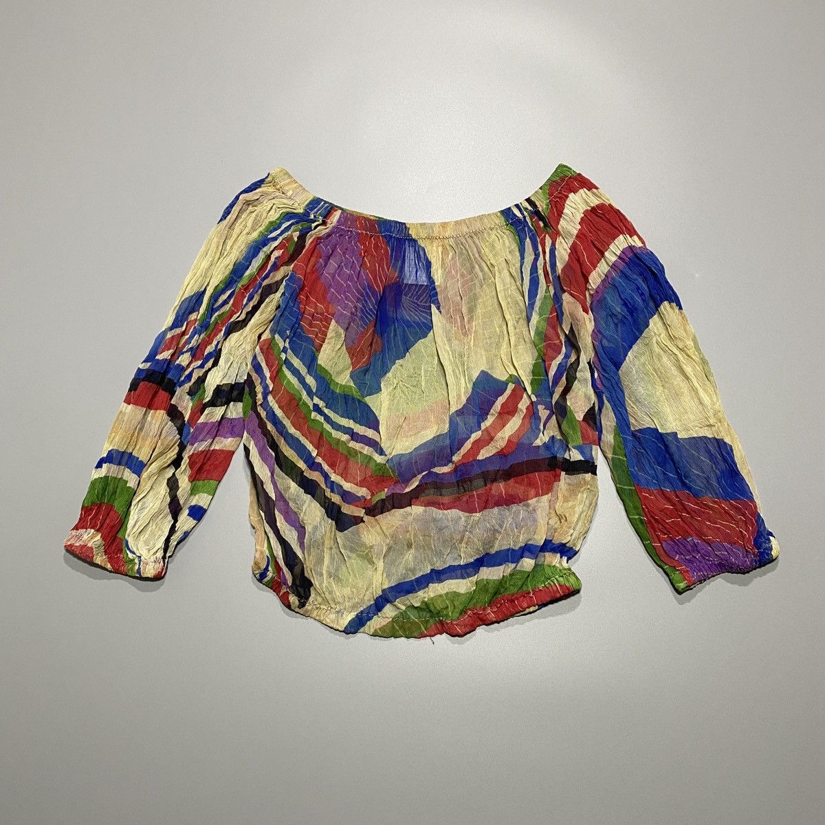 Chanel SS06 Printed Chiffon Top Size XS / US 0-2 / IT 36-38 - 1 Thumbnail