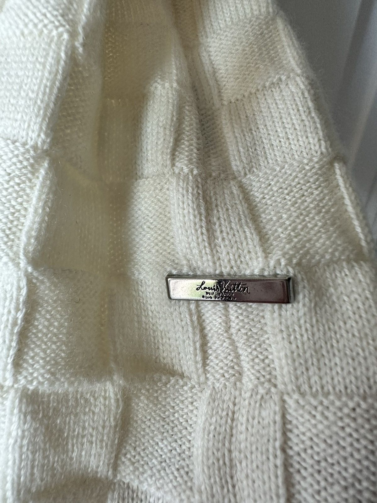 Louis Vuitton Louis Vuitton Damier Wool Long-Sleeved Crewneck Size US XL / EU 56 / 4 - 5 Thumbnail