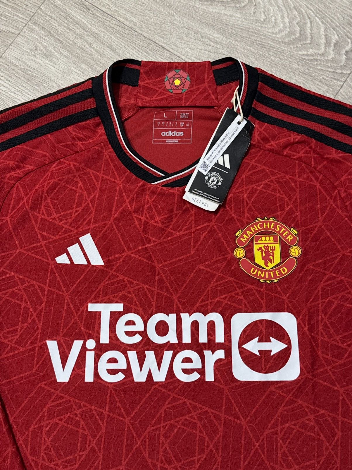 Adidas 🔷Adidas Manchester United 2023/24 Long sleeve Soccer jersey🔷 Size US L / EU 52-54 / 3 - 5 Thumbnail