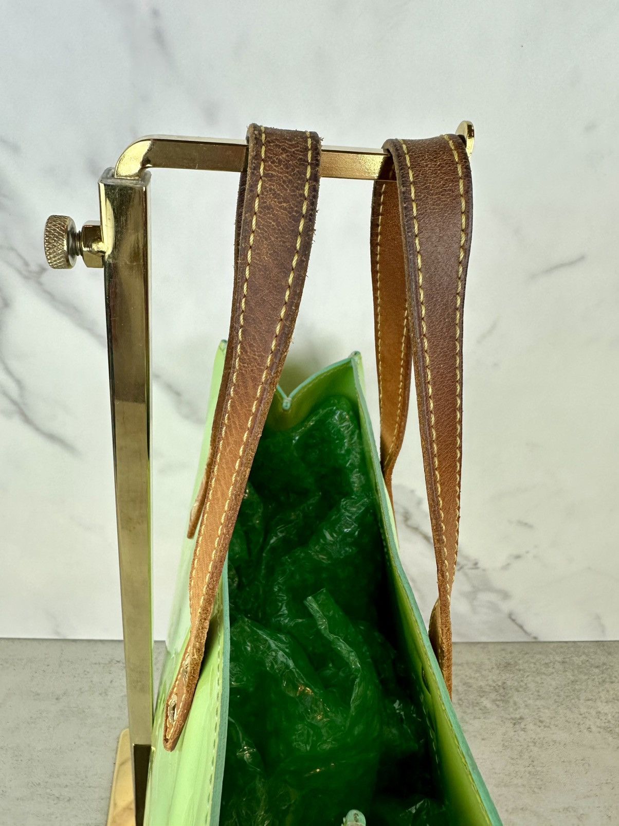 Louis Vuitton Louis Vuitton Green Vernis Reade PM Size ONE SIZE - 8 Thumbnail
