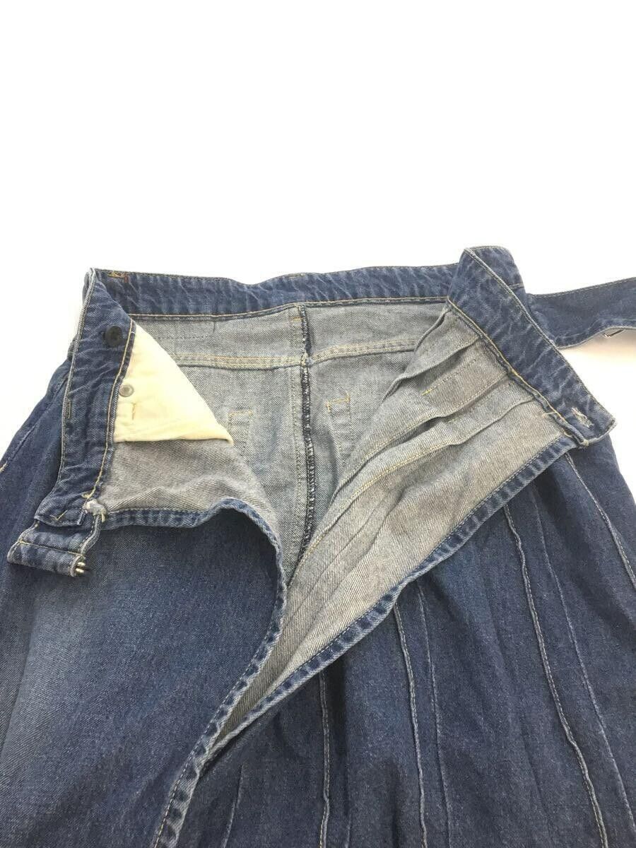 Hysteric Glamour Pleated Belt Wrap Denim Skirt Size 24" / US 00 / IT 34 - 3 Thumbnail