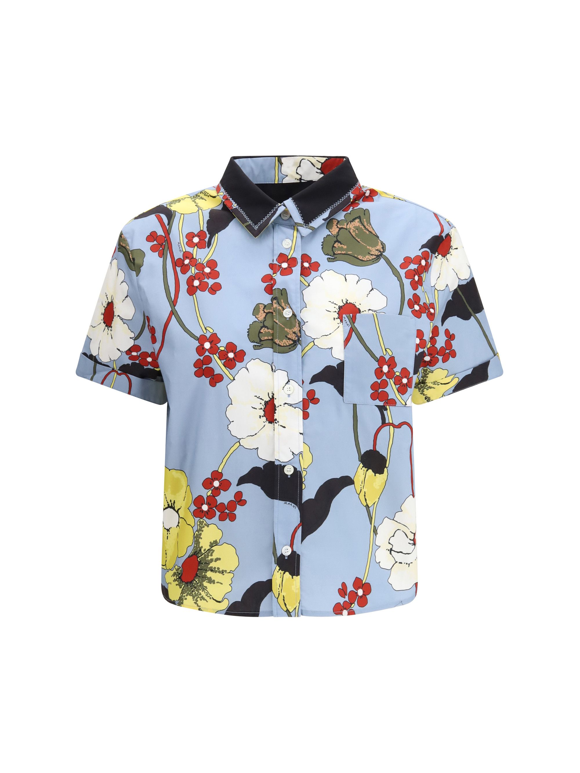 Marni Floral-print Shirt Size M / US 6-8 / IT 42-44 - 1 Thumbnail