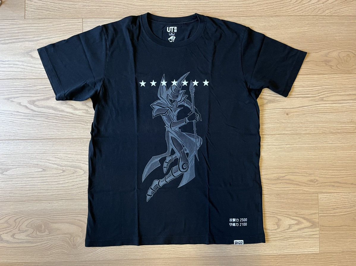 Uniqlo Rare Yu-gi-oh Uniqlo manga Dark Magician tshirt yugioh | Grailed