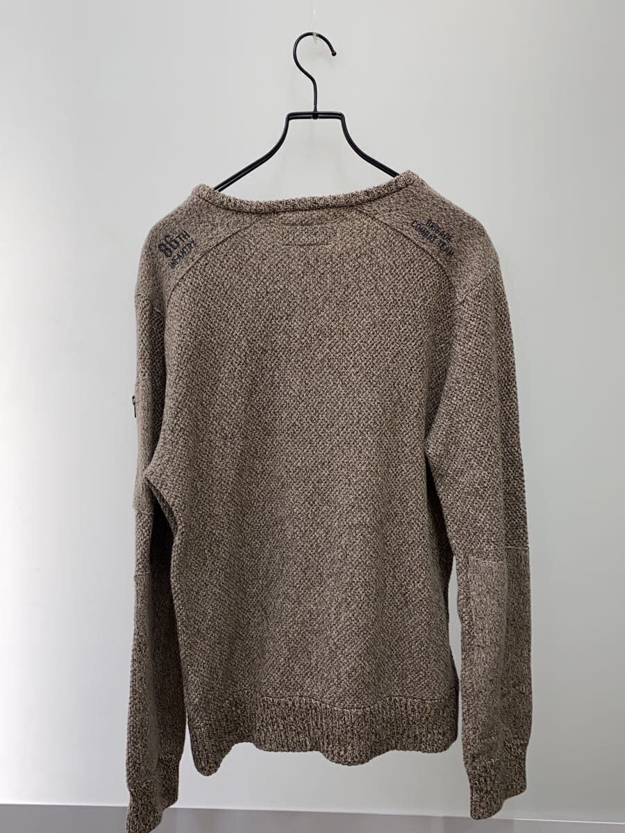 Avirex Avirex Plain Cotton Knit Sweater Camel Size US L / EU 52-54 / 3 - 2 Thumbnail