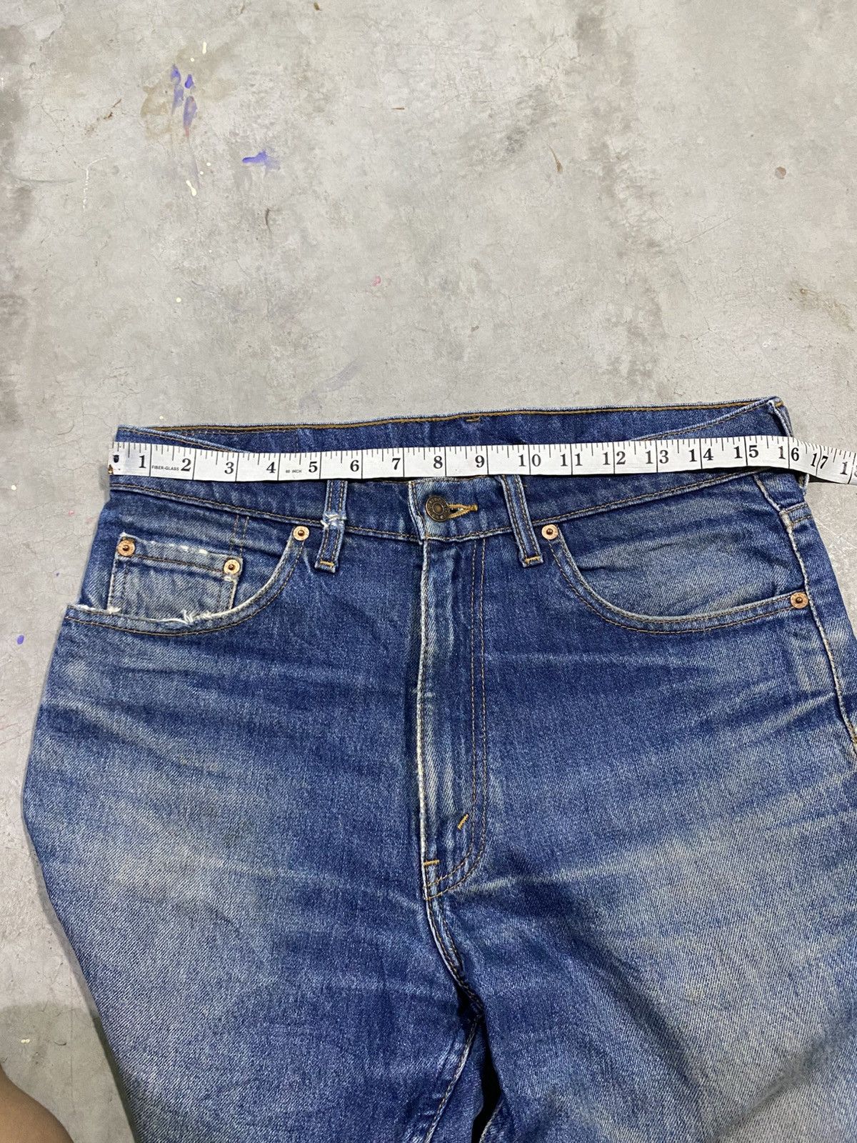Levi's Vintage levis 515 distressed denim regular fit Size US 32 / EU 48 - 9 Thumbnail