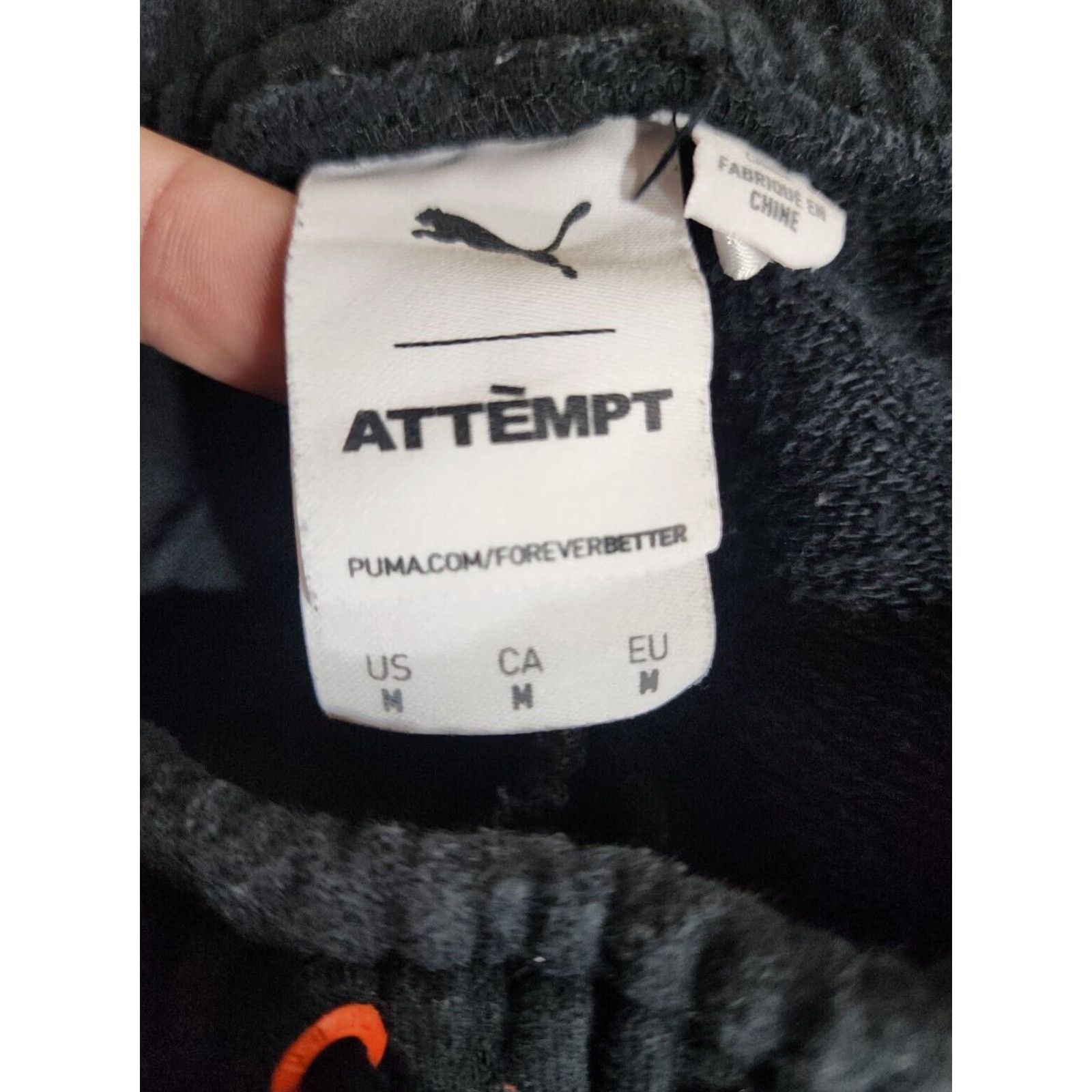 Puma PUMA x ATTEMPT PUMA Sweatpants Pants Unisex Black M Mens Regular Size M Size US 31 - 3 Thumbnail