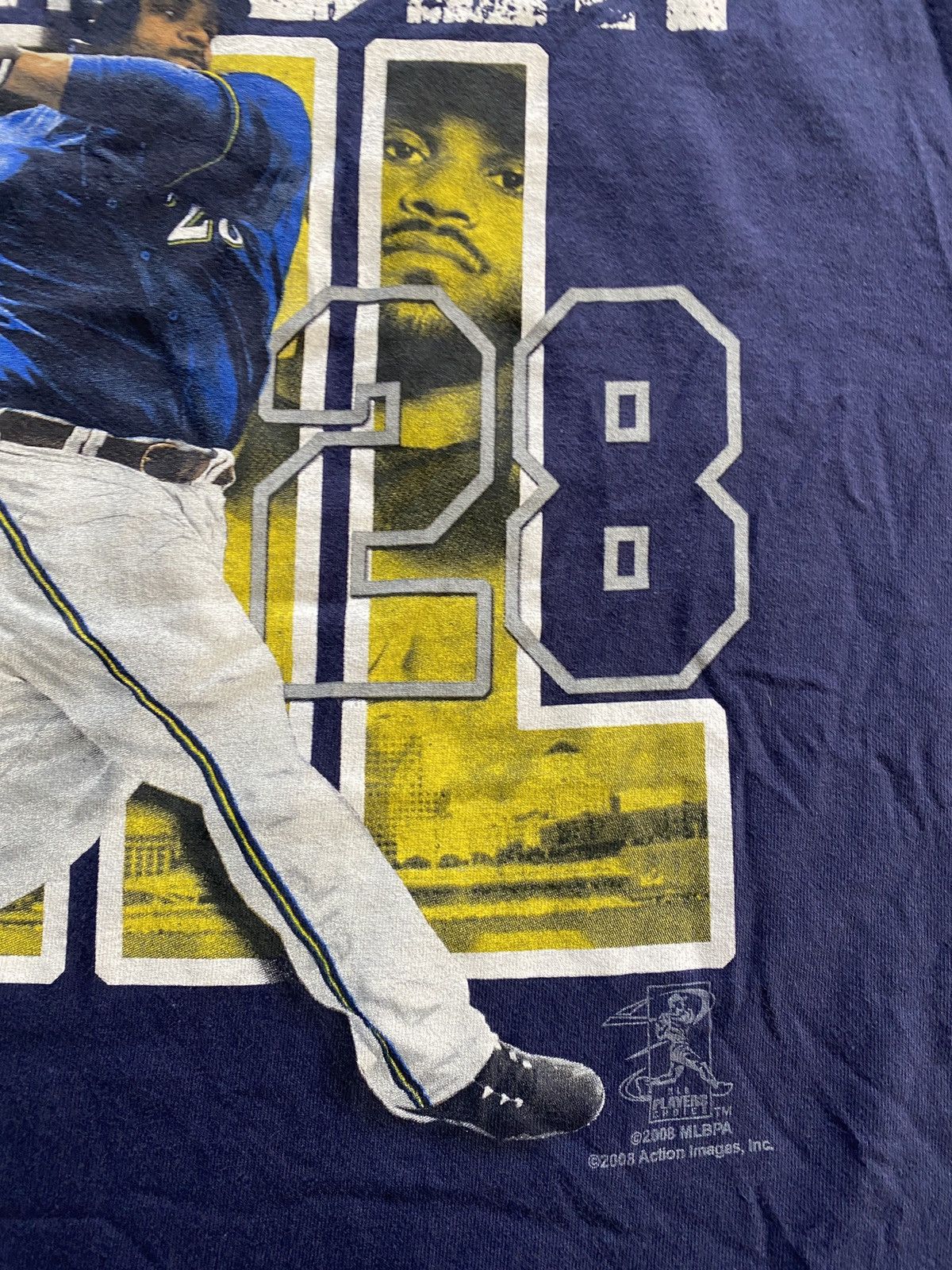Delta 2008 Prince Fielder Milwaukee Brewers Tee Size US L / EU 52-54 / 3 - 8 Thumbnail