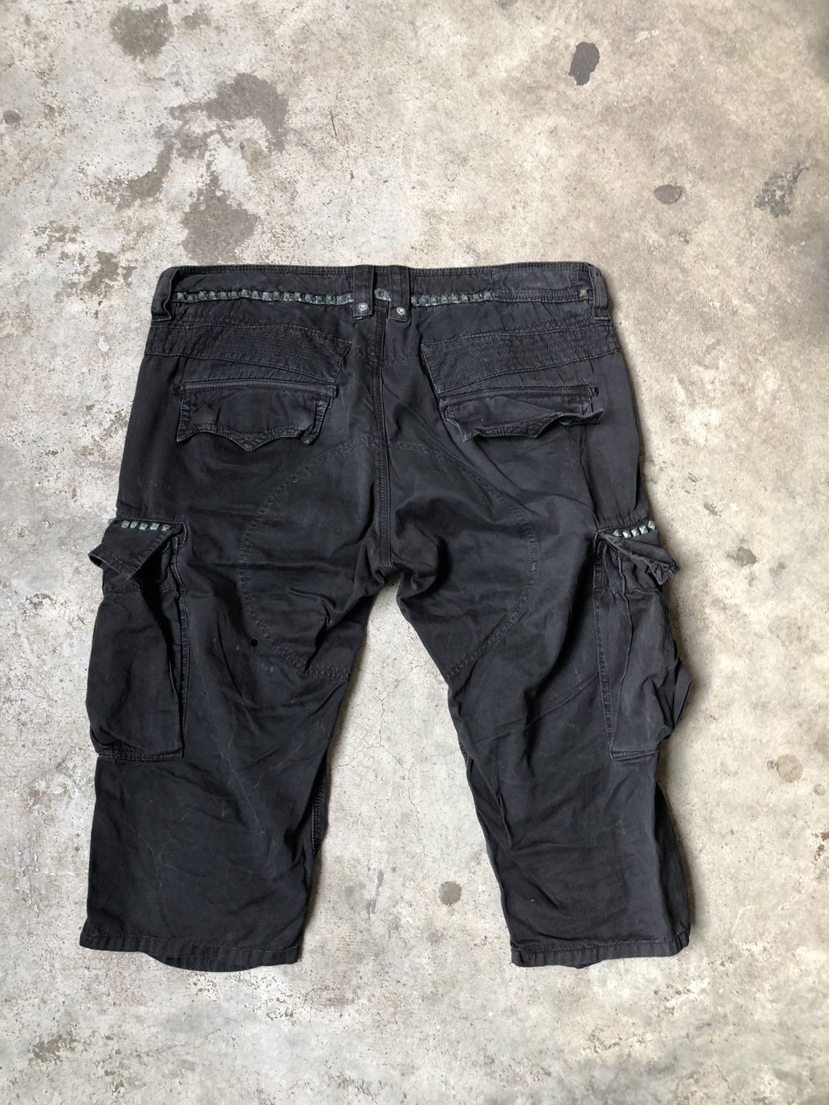 Jimmy Taverniti Jimmy Taverniti Studded Cargo Short Pant Size US 34 / EU 50 - 5 Thumbnail