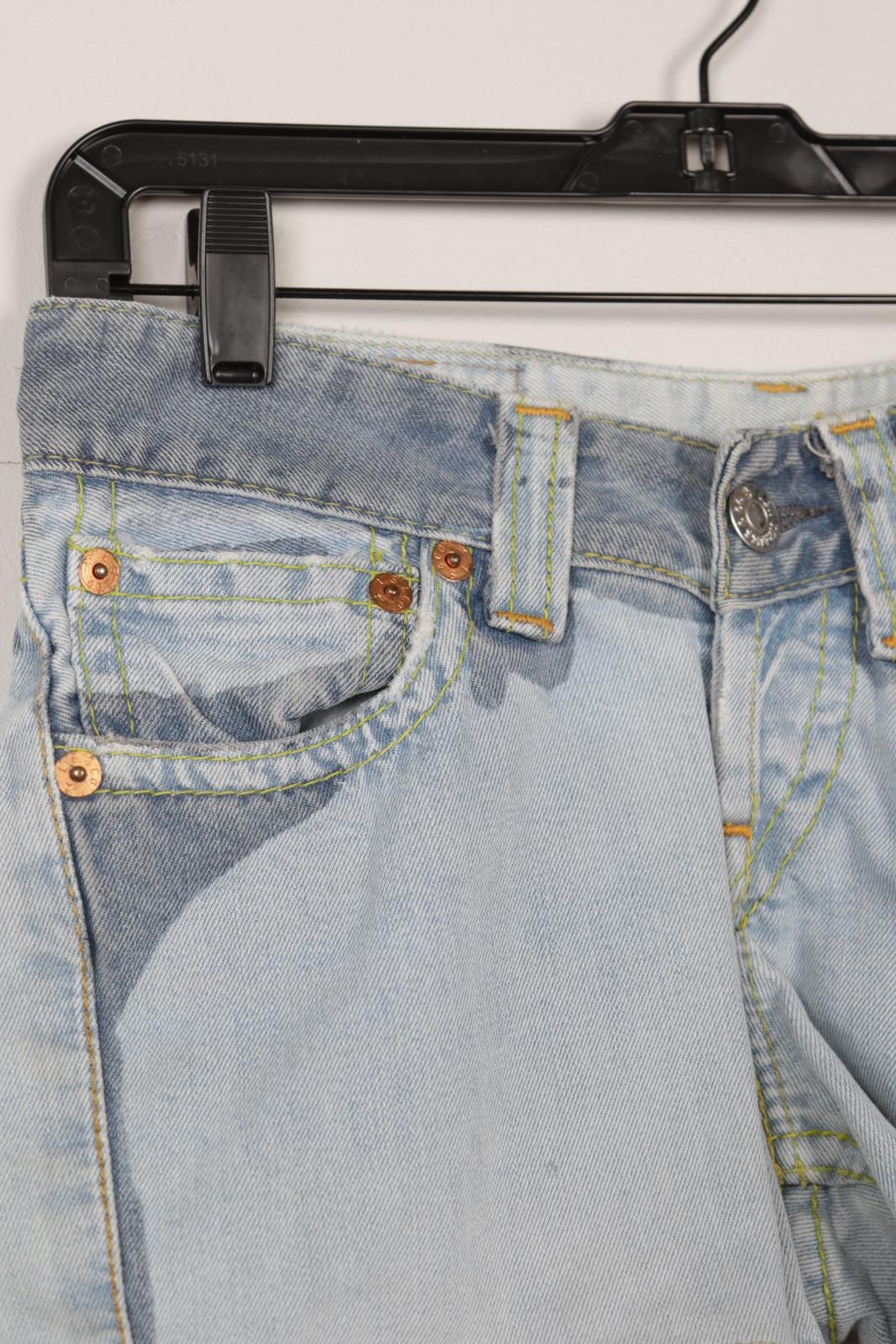 Levi's 95' Levi's Two-Tone Denim Shorts Size 28" / US 6 / IT 42 - 3 Thumbnail