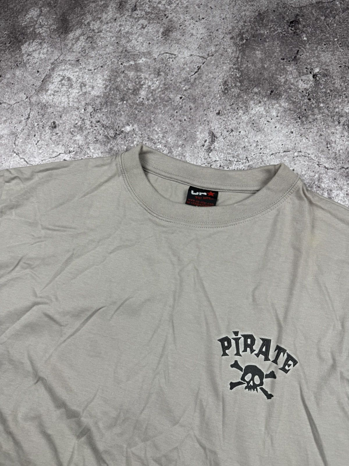 JNCO × Vintage Vintage up star Pirate Girl Skateboards baggy Tshirt Size US XL / EU 56 / 4 - 2 Thumbnail
