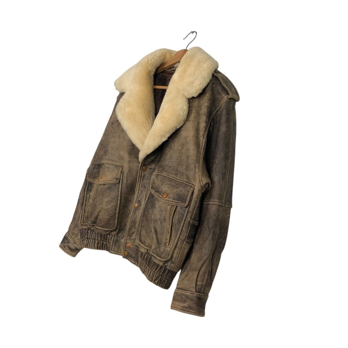 Genuine Leather 🔥VINTAGE BIKER LEATHER JACKET UNBRANDED ISSEY MIYAKE Size US M / EU 48-50 / 2 - 4 Thumbnail