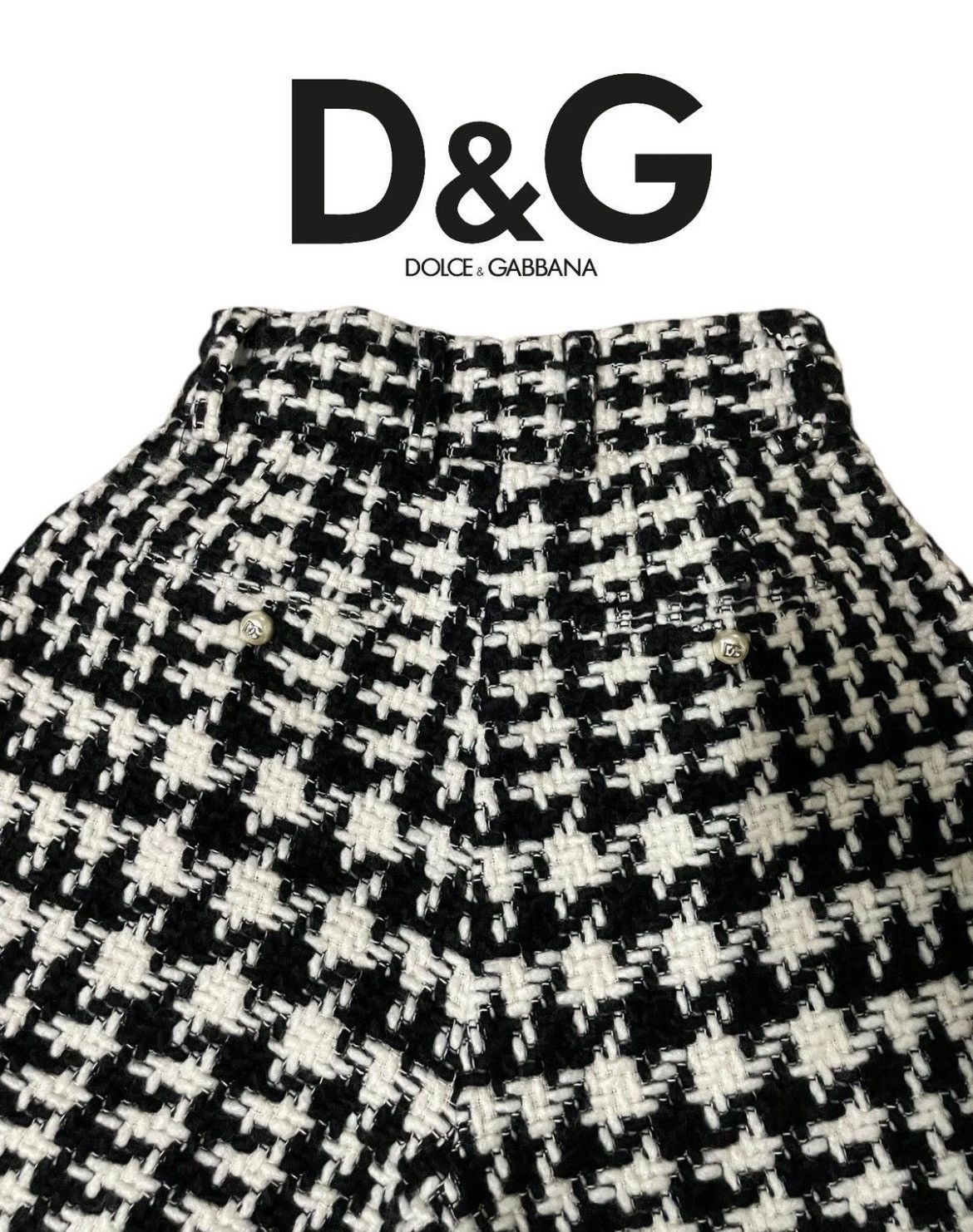 Dolce & Gabbana Authentic Dolce & Gabbana Crochet Wool Pants Size 25" / US 0 / IT 36 - 7 Thumbnail