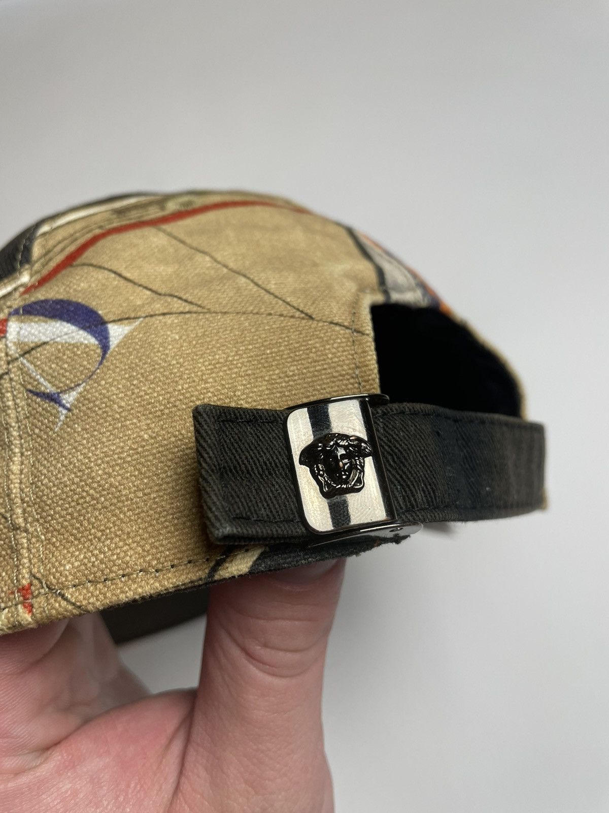 Versace Rare Versace Printed Cap Size ONE SIZE - 3 Thumbnail