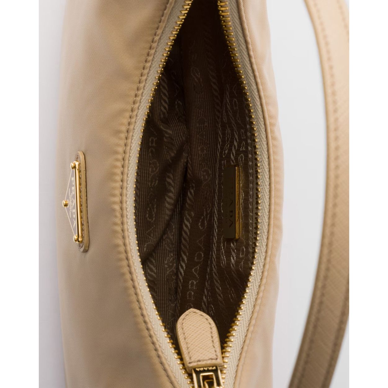 Prada PRADA $1390 Camel Re-Edition 2005 Mini Shoulder Bag New & Au Size ONE SIZE - 4 Thumbnail
