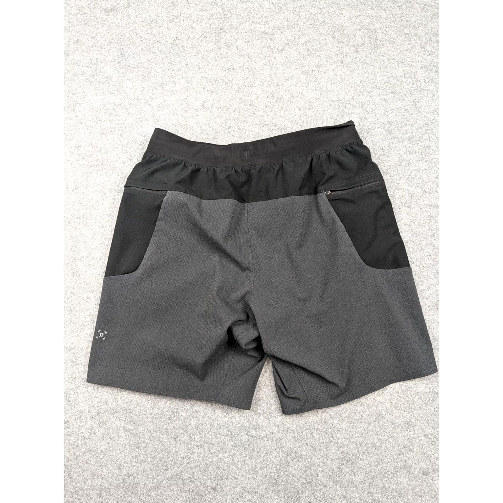 Lululemon Lululemon Shorts Mens M Gray Colorblock Lined Pockets Running Training Short Size US 31 - 4 Thumbnail