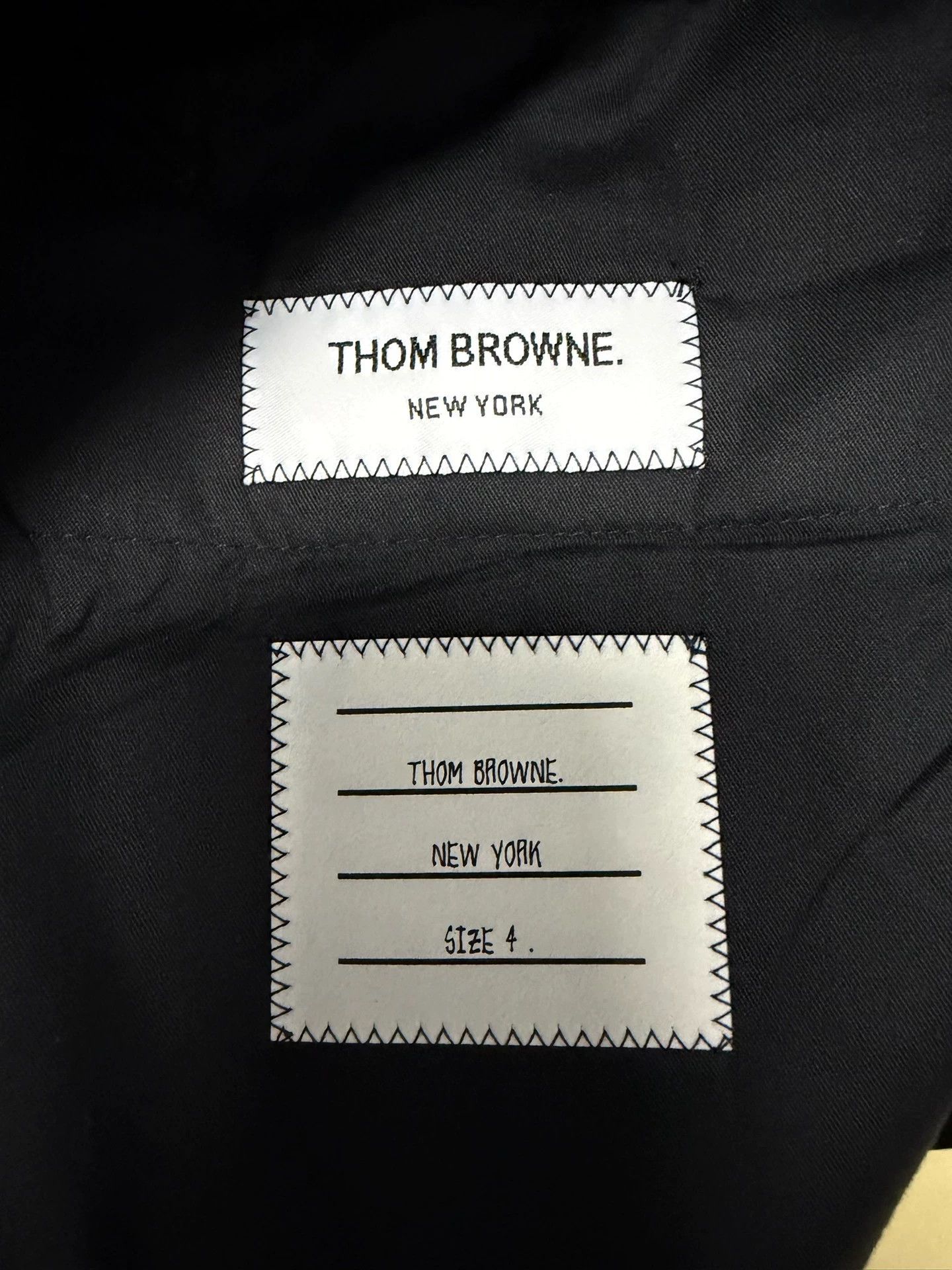 Thom Browne Thom Browne Men's 4-Bar High-Waist Deep Gray Trousers Size US 38 / EU 54 - 6 Thumbnail