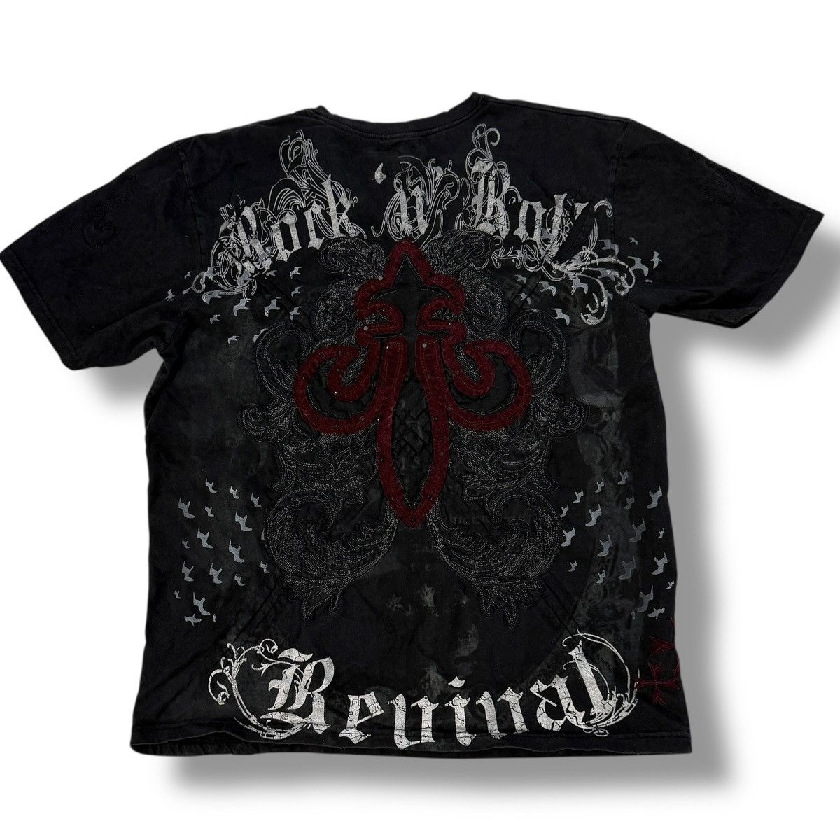 Vintage J Steger Y2K Distress Rock N Roll Revival Affliction Size US XXL / EU 58 / 5 - 1 Thumbnail