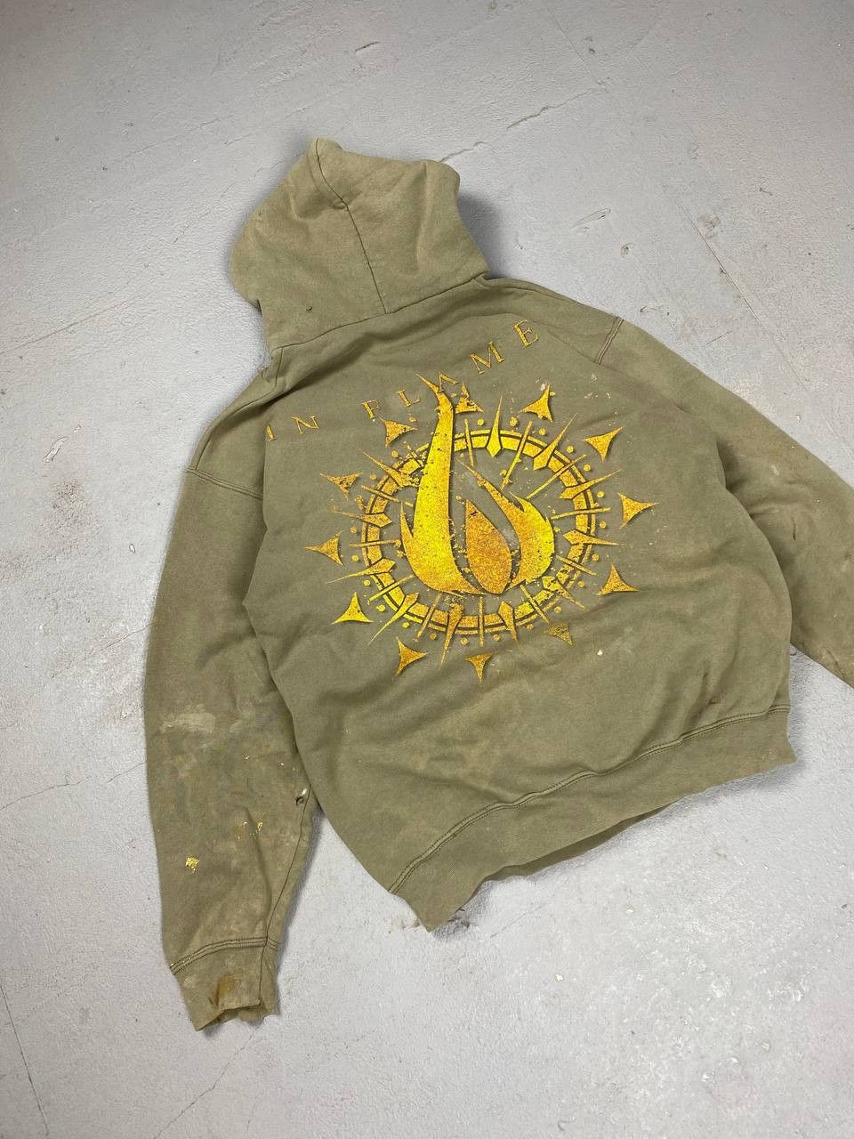 Band Tees Vintage hoodie In Flames band rock Distressed merch Size US L / EU 52-54 / 3 - 9 Thumbnail