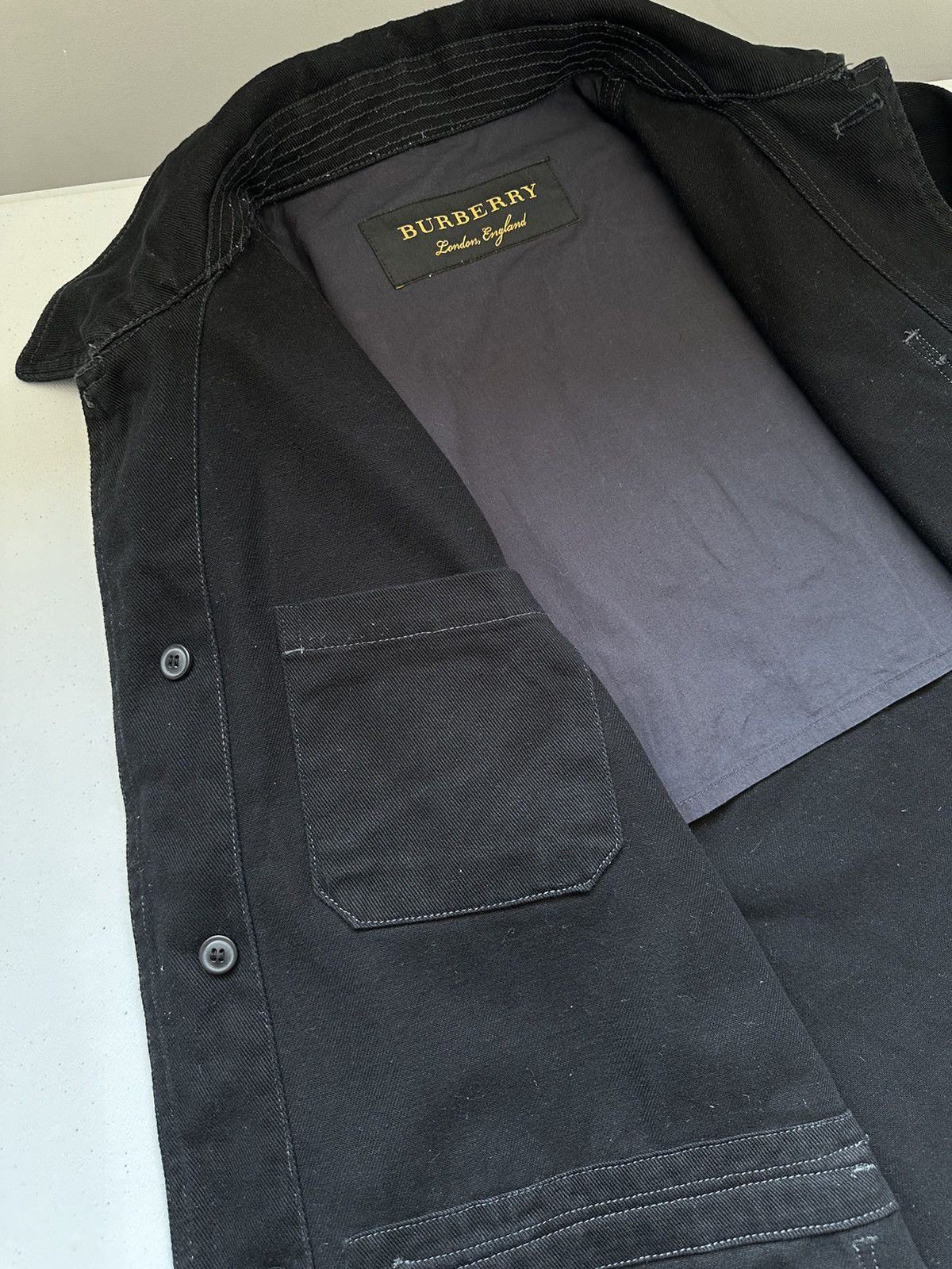 Burberry Burberry Black Canvas Mohawk Face Paint Jacket Size US M / EU 48-50 / 2 - 17 Thumbnail