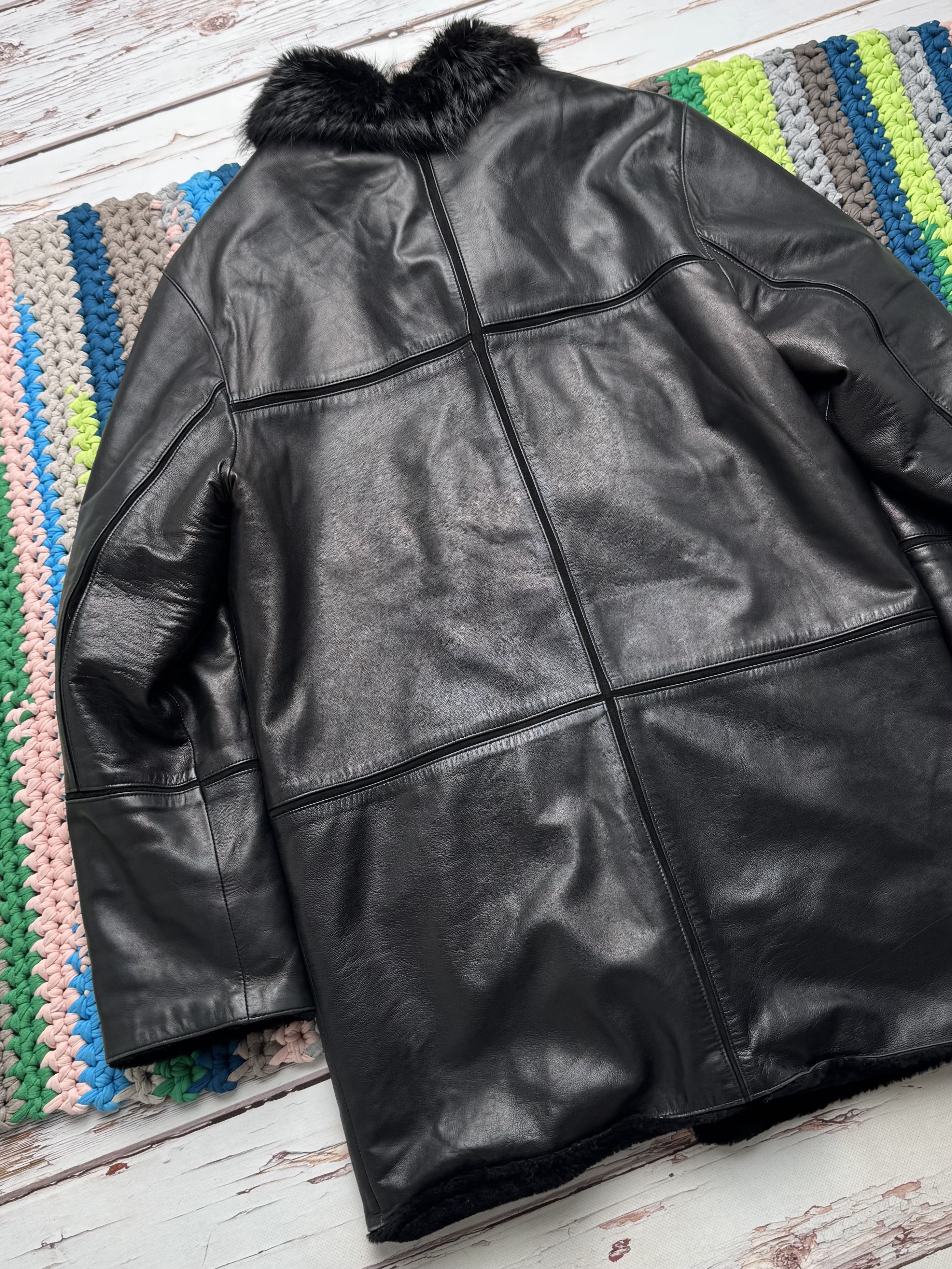 Vintage Vintage Real Sheepskin Coat (D10)(D15) Size US L / EU 52-54 / 3 - 15 Thumbnail