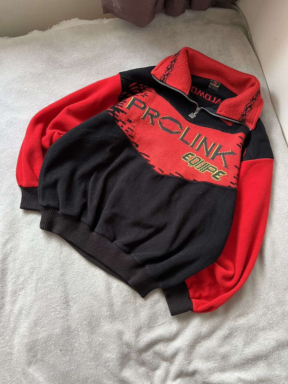 Vintage Vintage Salomon archive 1/4 zip sweatshirt fleece 90s Size US L / EU 52-54 / 3 - 1 Thumbnail