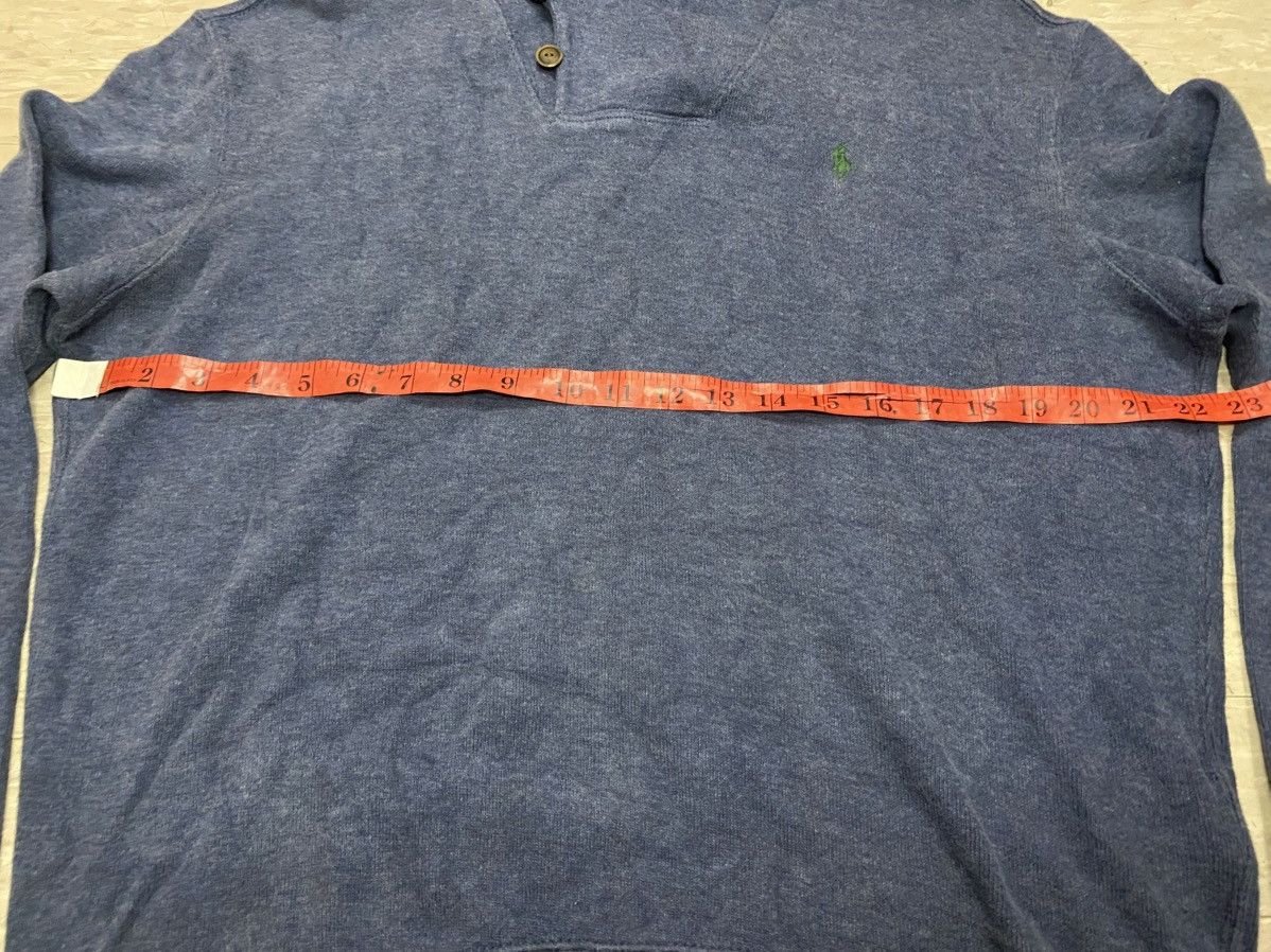 Polo Ralph Lauren × Ralph Lauren × Vintage Vintage polo ralph lauren sweater with leather elbow patches Size US L / EU 52-54 / 3 - 12 Thumbnail