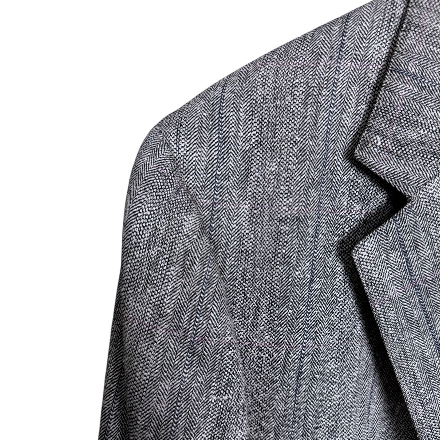Polo Ralph Lauren Vintage Polo University Club 42R Gray Wool Blazer Preppy Size 42R - 3 Thumbnail