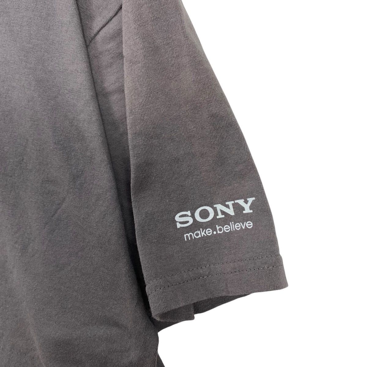 Sony SONY Love to Give Sony Print Oversize Grey Short Sleve Shirt Size US XXL / EU 58 / 5 - 4 Thumbnail