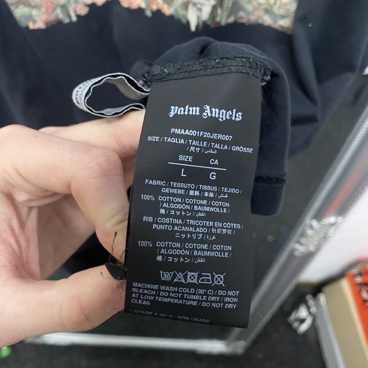 Palm Angels Palm Angels T-Shirt big logo Size US L / EU 52-54 / 3 - 10 Thumbnail