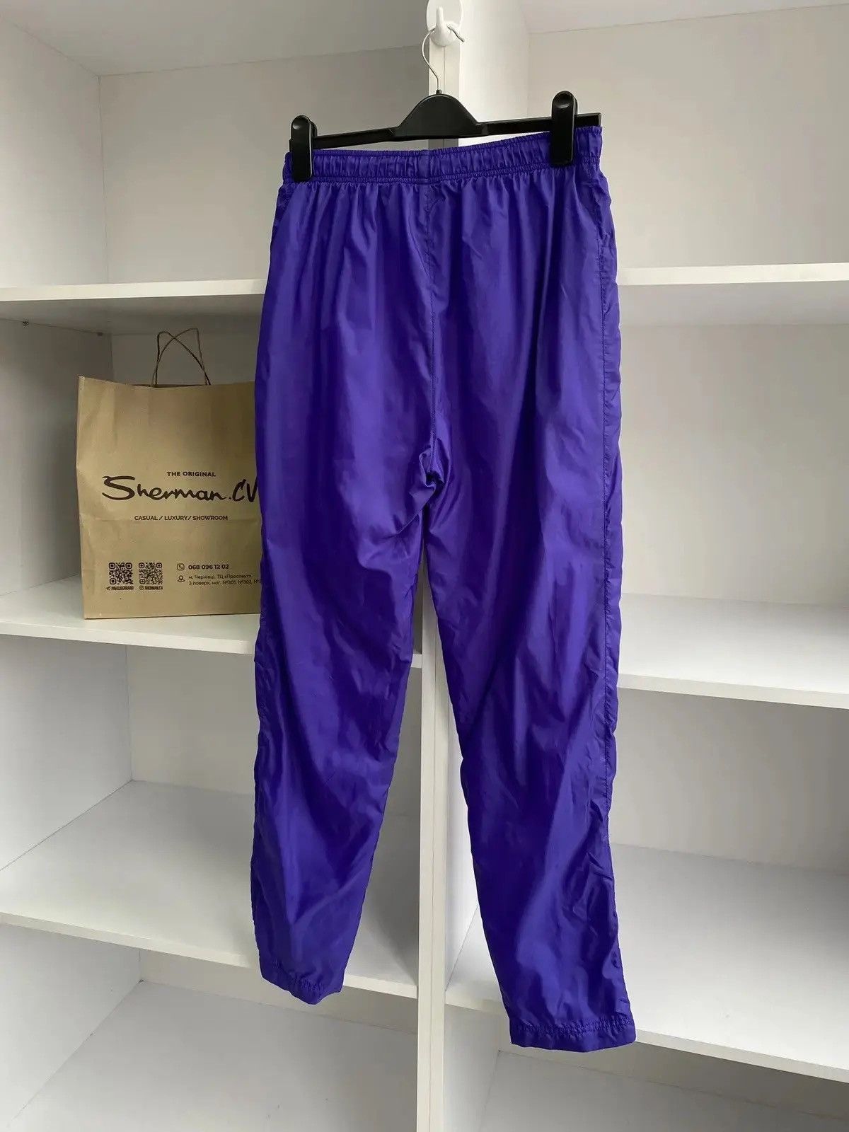 Nike × Vintage Vintage 80s Nike Windbreaker Track Pants Men’s Medium Size US 31 - 9 Thumbnail