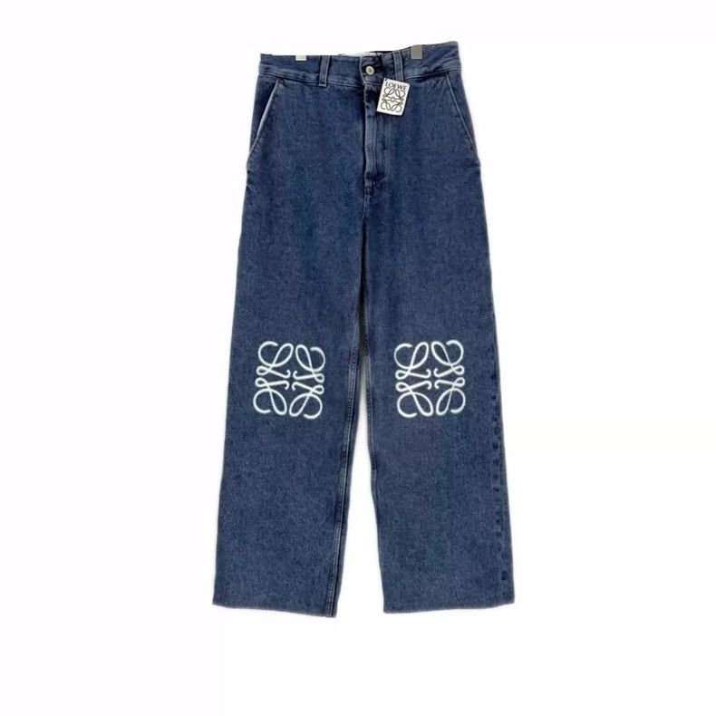 Loewe loewe Washed blue classic jeans 2504-Nextarrow Size US 34 / EU 50 - 1 Thumbnail