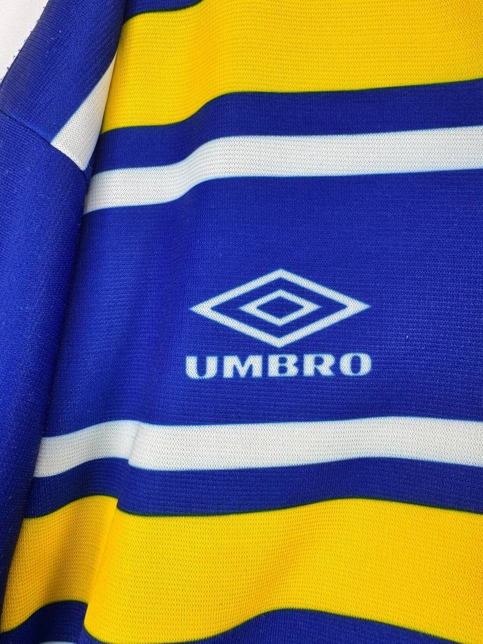 Umbro Leeds Rugby League 1990s Home Shirt Jersey Umbro Carling L Size US L / EU 52-54 / 3 - 5 Thumbnail