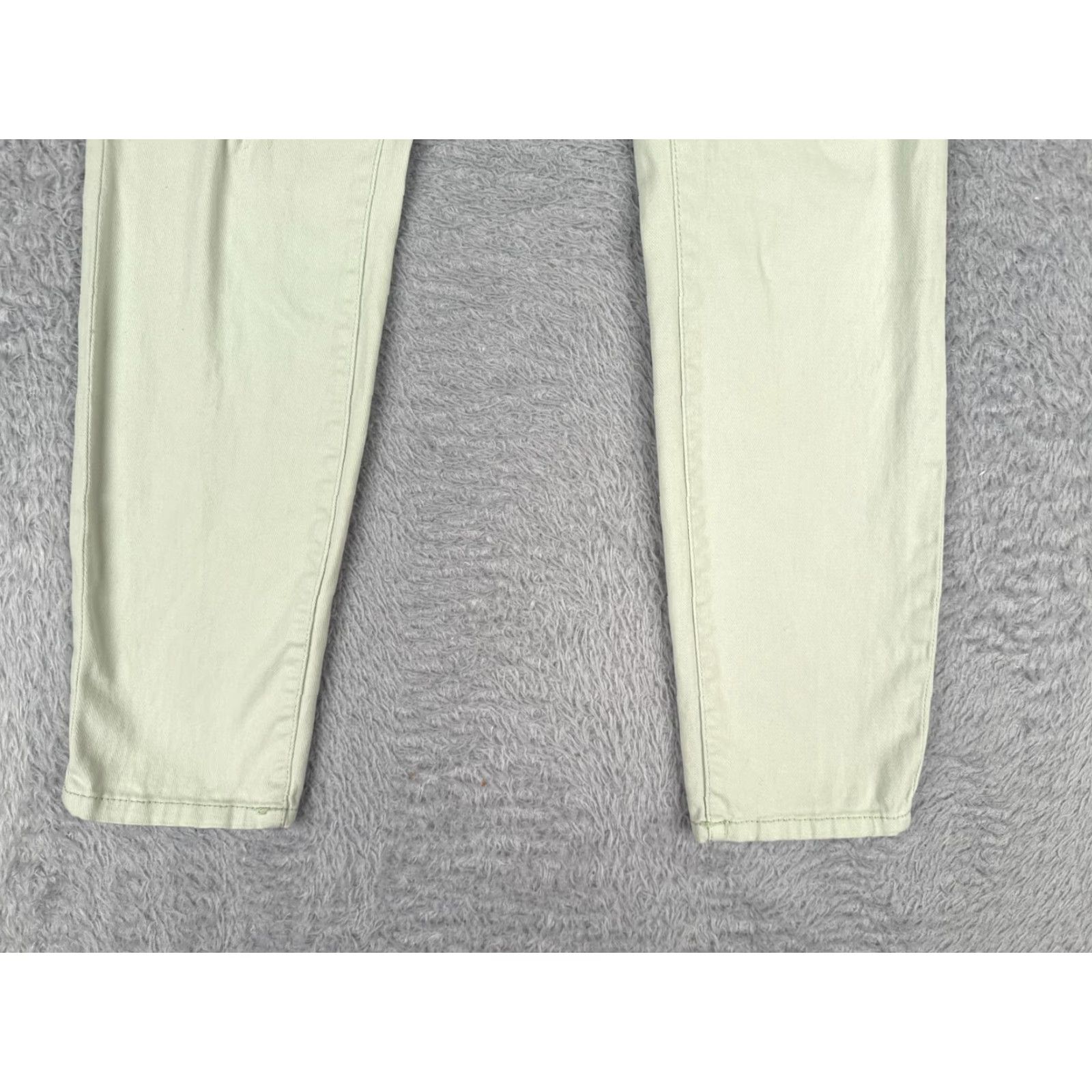 BKE VINTAGE Buckle Jeans Womens 25 Green Denim Mollie Ankle Skinny Cotton Blend Low 28x27 Size 27" / US 4 / IT 40 - 2 Thumbnail