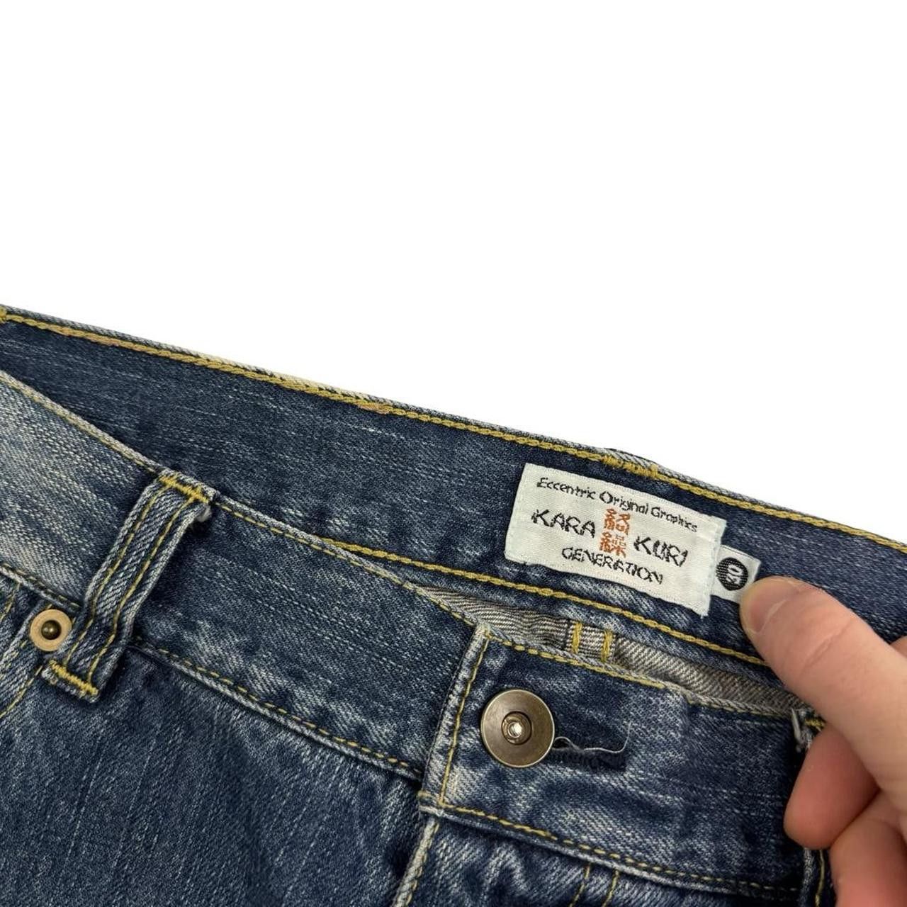 Karakuri Tamashii Karakuri Tamashii Embroidered Dragon Japanese Jeans Waist 31 Size US 31 - 8 Thumbnail