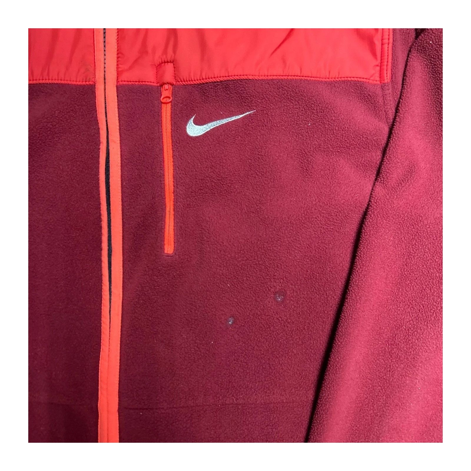 Nike Nike Red Orange Sportswear Jacket Flawed 2XL Size US XXL / EU 58 / 5 - 2 Thumbnail