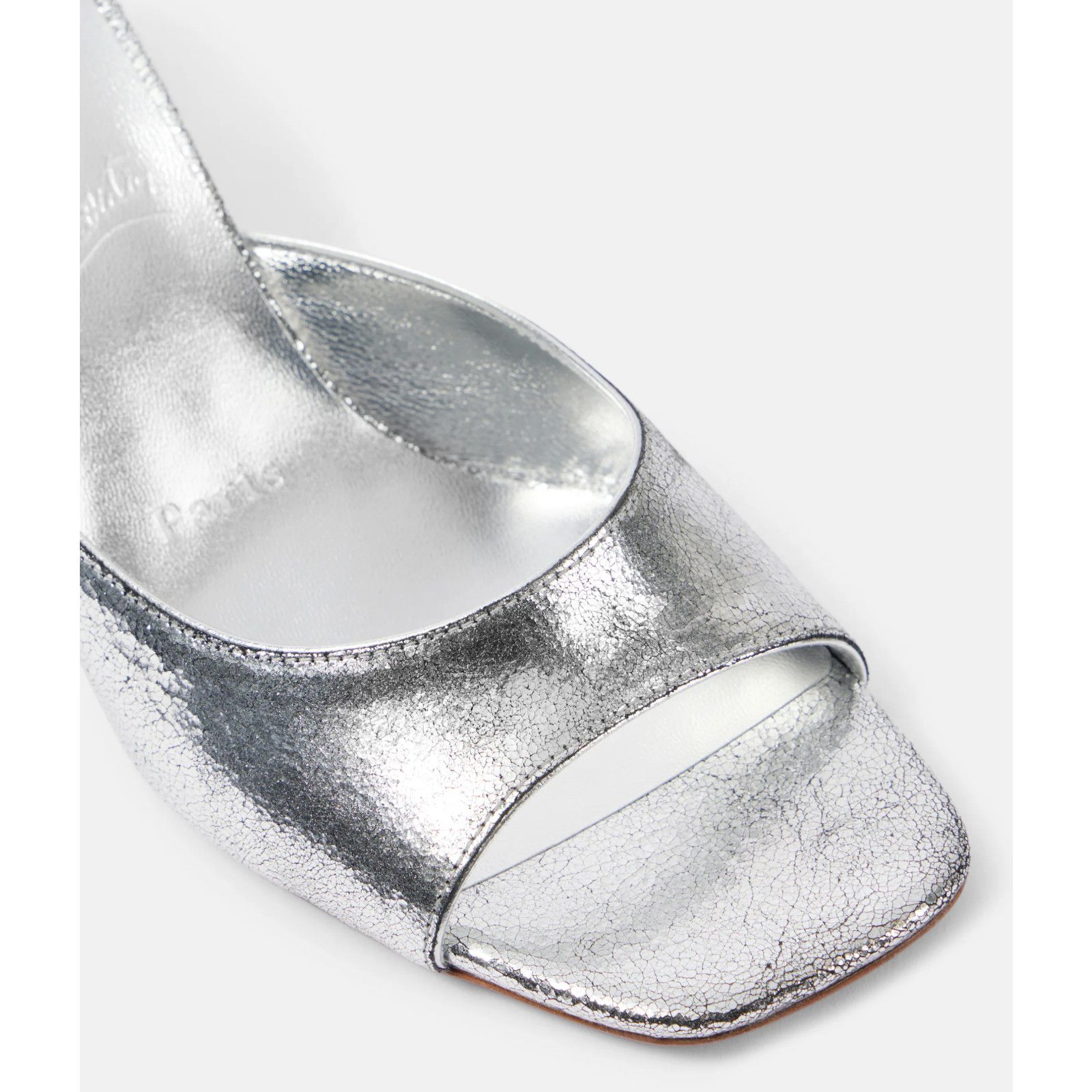 Christian Louboutin Christian Louboutin Condora Mule 55 Silver Backless Sandal Size US 8 / IT 38 - 6 Thumbnail