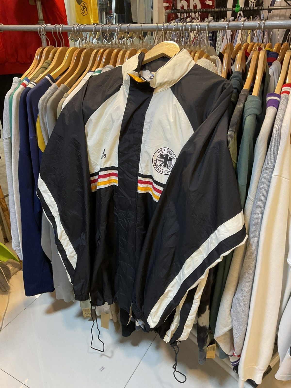 Adidas Vintage 1995 Germany Football Track Suit Size US L / EU 52-54 / 3 - 1 Thumbnail