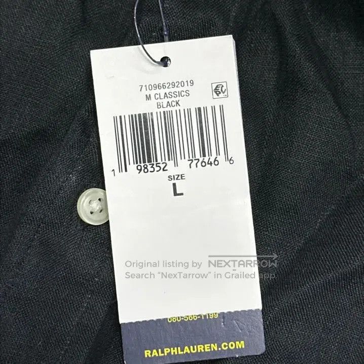 Polo Ralph Lauren Polo Ralph Lauren Solid Point Collar Long. Size US L / EU 52-54 / 3 - 4 Thumbnail