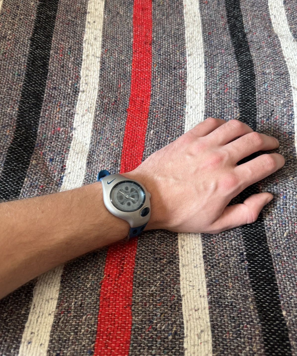 Vintage 2000 Nike Triax Analog Super Y2K Wr0020-401 Watch in Grey, Men's