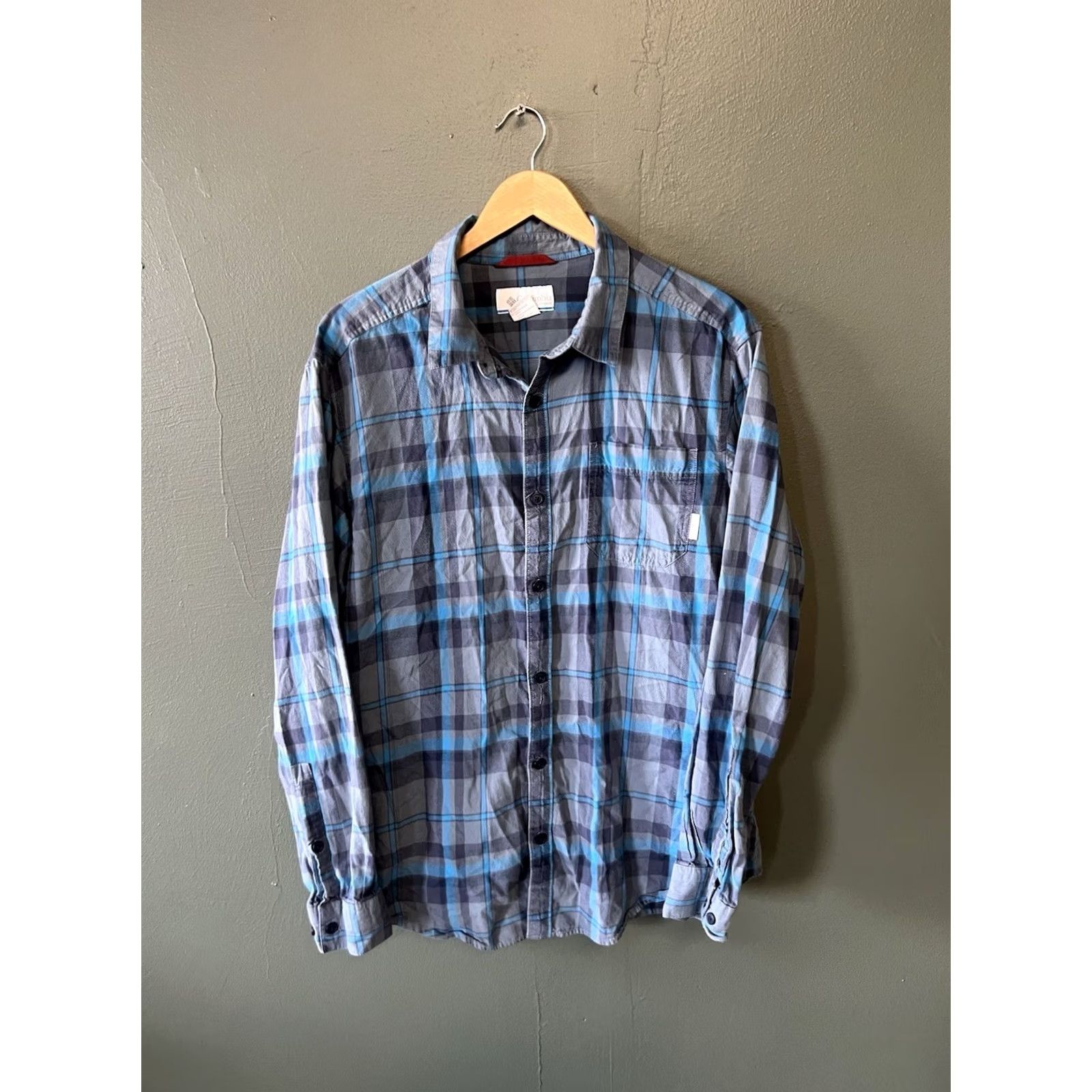 Vintage Columbia Shirt Mens Gray Long Sleeve Plaid Button-Up Size L Size US L / EU 52-54 / 3 - 2 Thumbnail