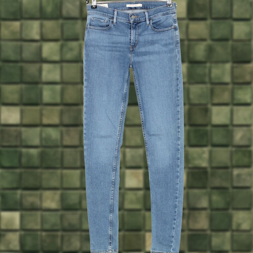 Levi's LEVI’S 710 SUPER SKINNY PREMIUM Big E Stretch Jeans Women W28 L32 DZ7889 Jeans Woman Slim Mid Rise 5-Pocket Blue Size 28" / US 6 / IT 42 - 1 Thumbnail