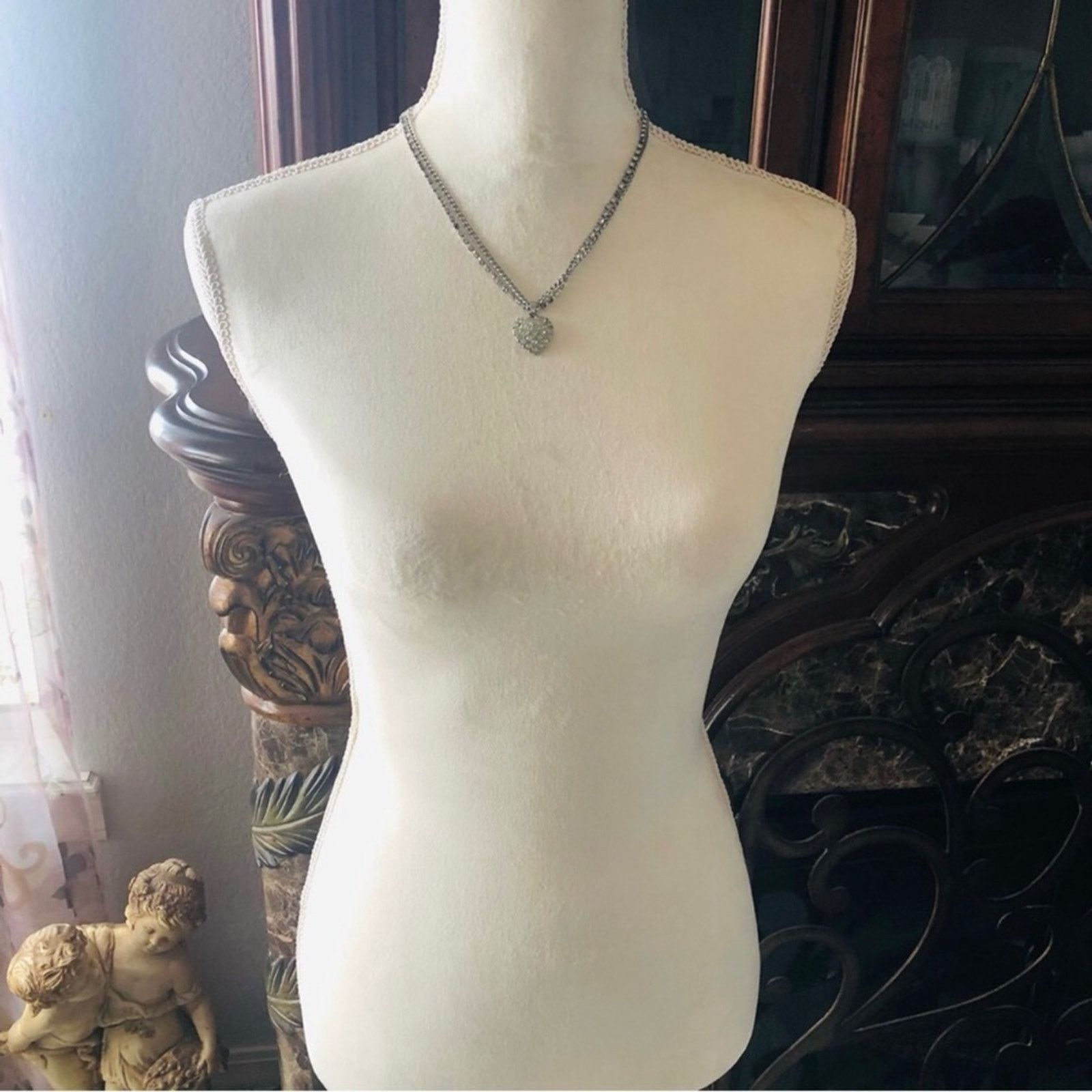 Jewelry Vintage recycled heart pendant necklace Size ONE SIZE - 6 Thumbnail