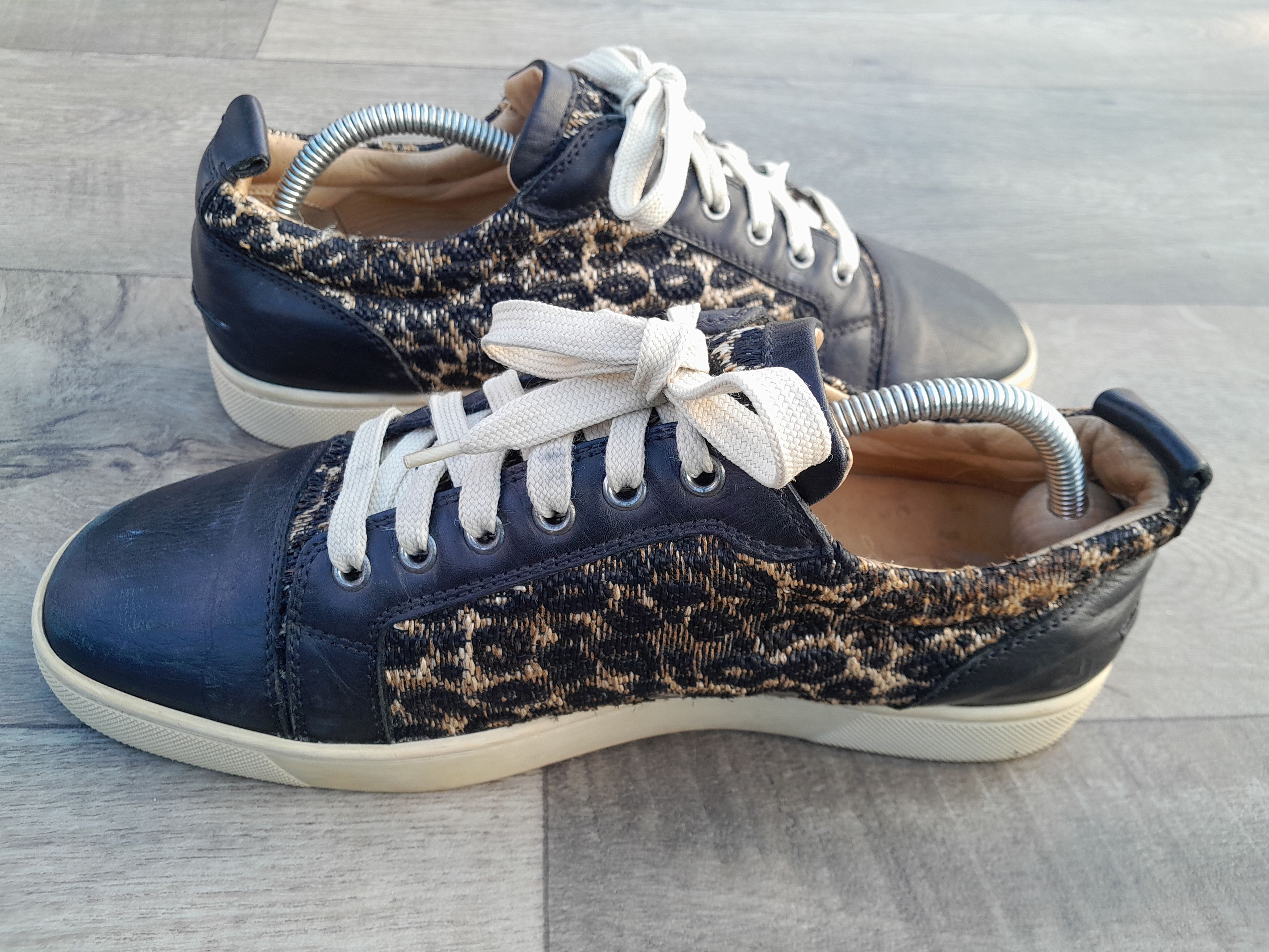 Christian Louboutin Rare Mens Christian Louboutin Leopard Sneakers! Size US 8.5 / EU 41-42 - 4 Thumbnail